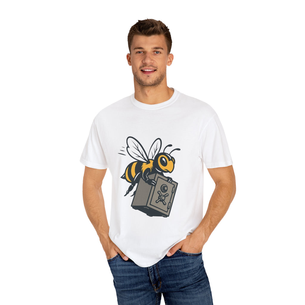 Buzzing Bee Graphic Tee, Fun Casual T-Shirt, Unique Gift for Him/Her, Quirky Humor Clothing, Perfect for Birthdays and Bee Lovers