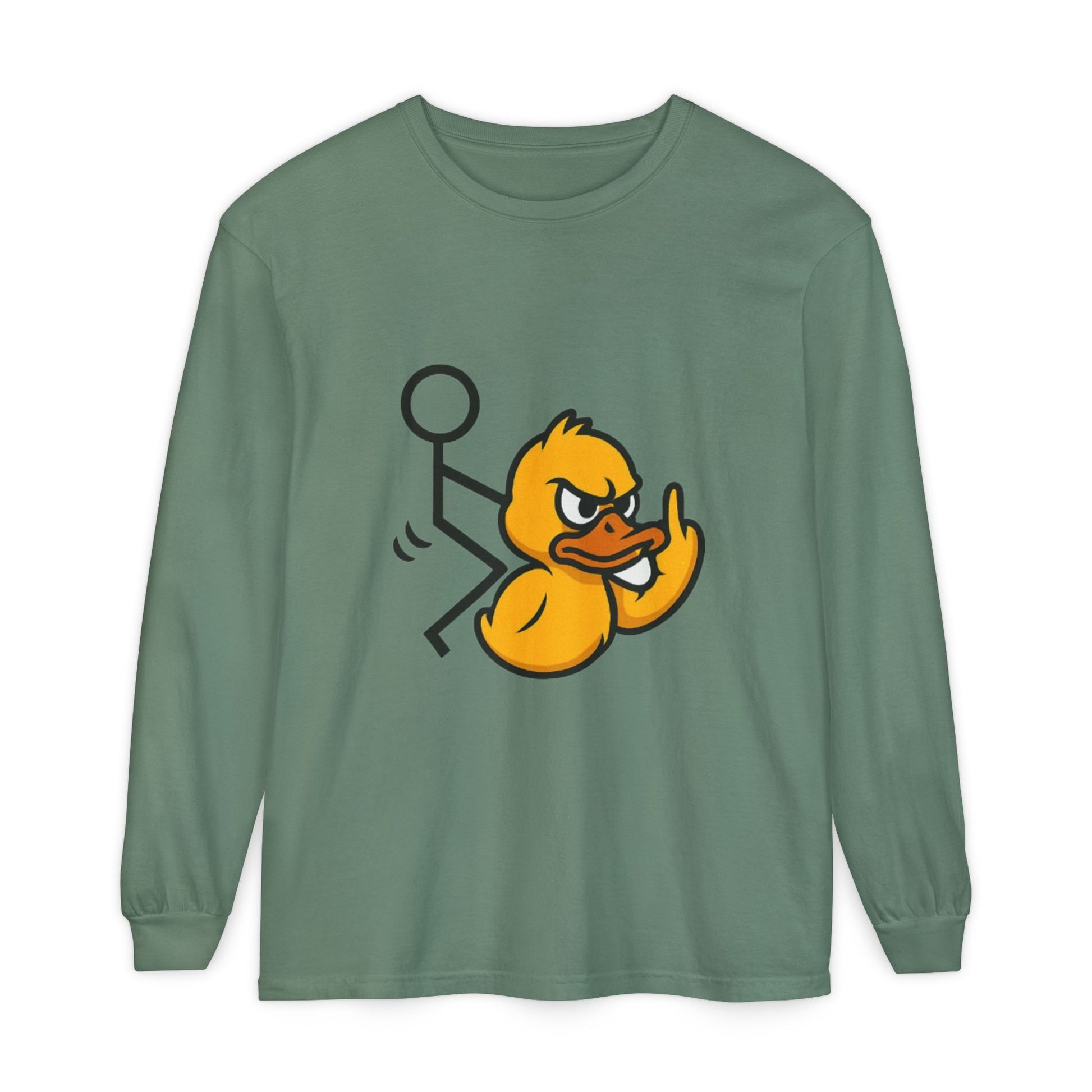 Unisex Garment-dyed Long Sleeve T-Shirt