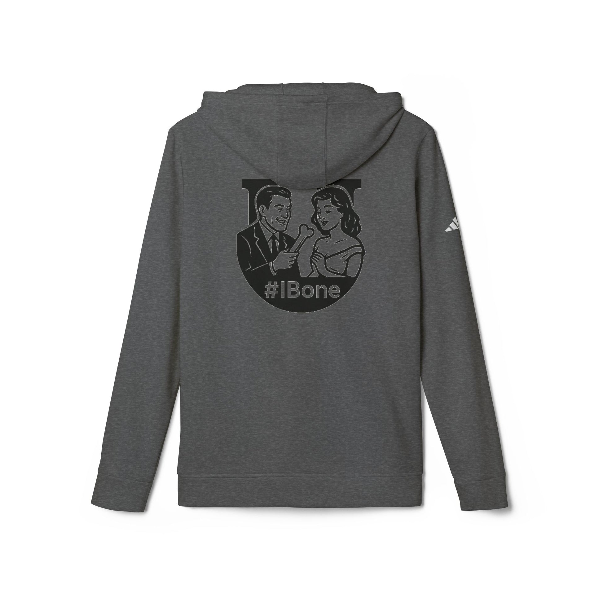 Unisex Fleece Hoodie with #IBone Graphic, Cozy Casual Wear for Everyday, Gift for Friends, Perfect for Events, Sportswear