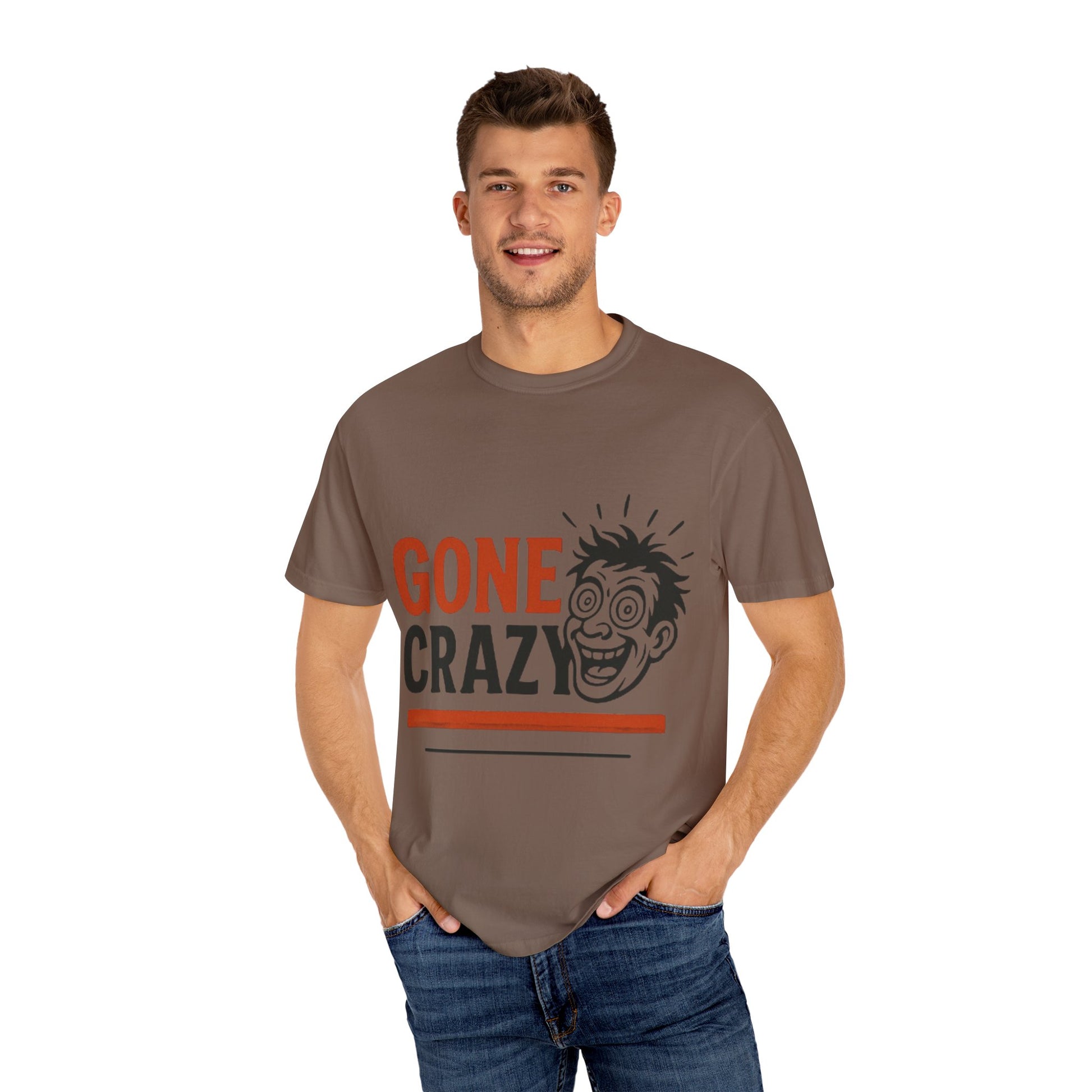 Gone Crazy Unisex Garment-Dyed T-shirt | Fun Graphic Tee for Casual Wear, Gift for Friends, Birthday Celebration, Comedy Style, Unique [...]