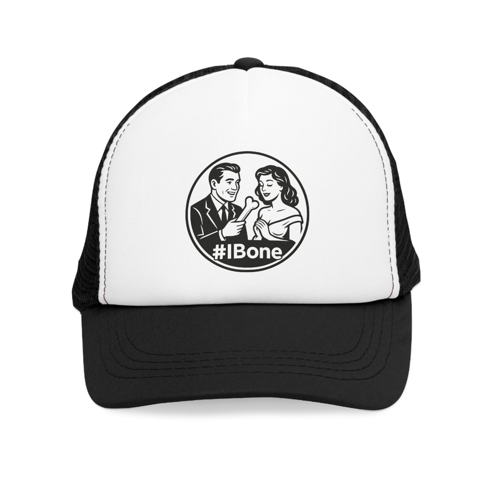Humorous Mesh Cap with #IBone Design, Funny Hat for Couples, Perfect Gift for Anniversaries, Weddings, Engagements, and Parties