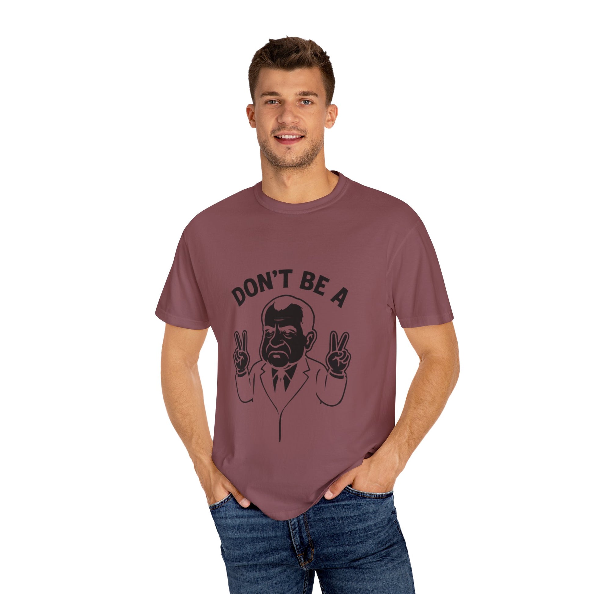Humorous Unisex T-Shirt - Don't Be a Nixon, Political Satire Tee, Gift for Activists, Casual Wear, Vintage Style