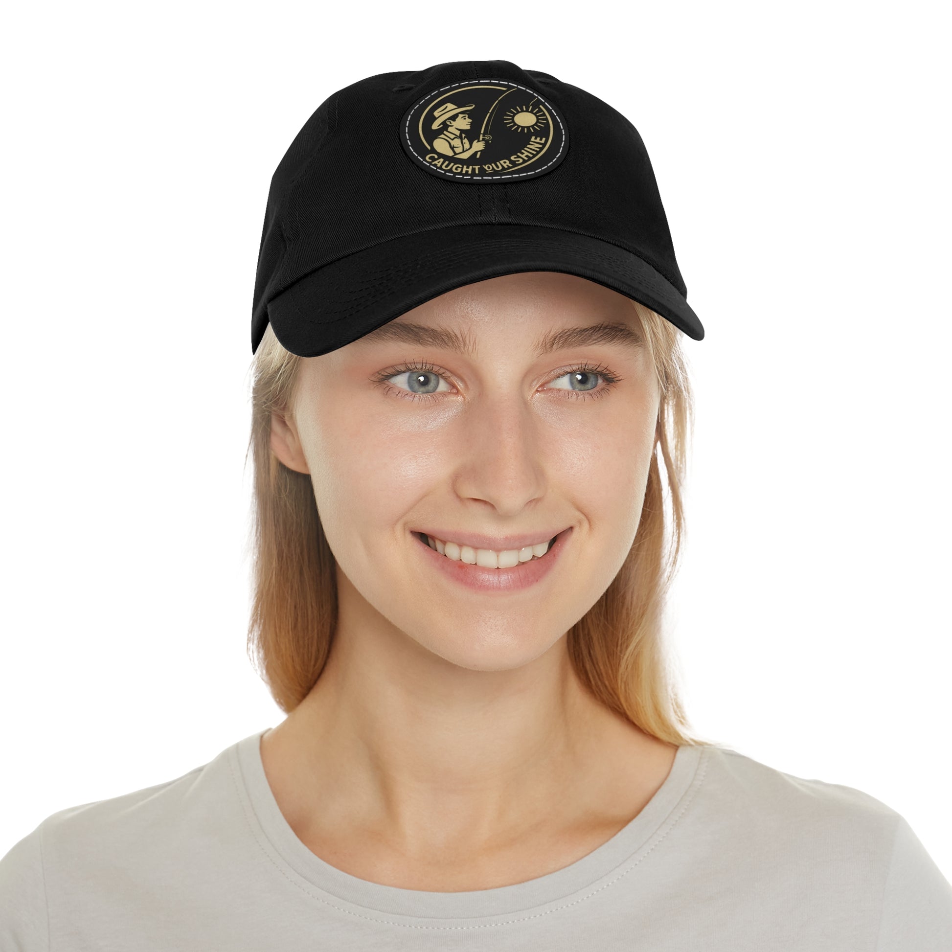 Stylish Dad Hat with Leather Patch | Perfect for Outdoors, Gift for Dads, Casual Wear, Summer Adventures, Trendy Accessories