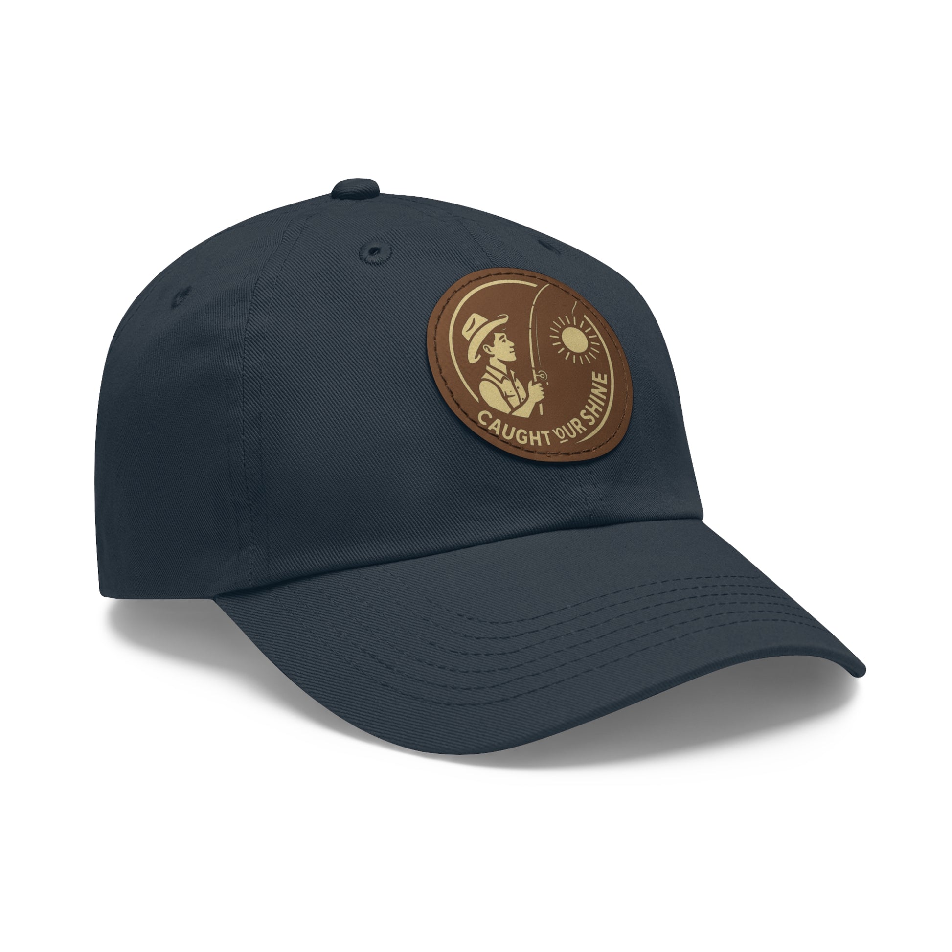 Stylish Dad Hat with Leather Patch | Perfect for Outdoors, Gift for Dads, Casual Wear, Summer Adventures, Trendy Accessories