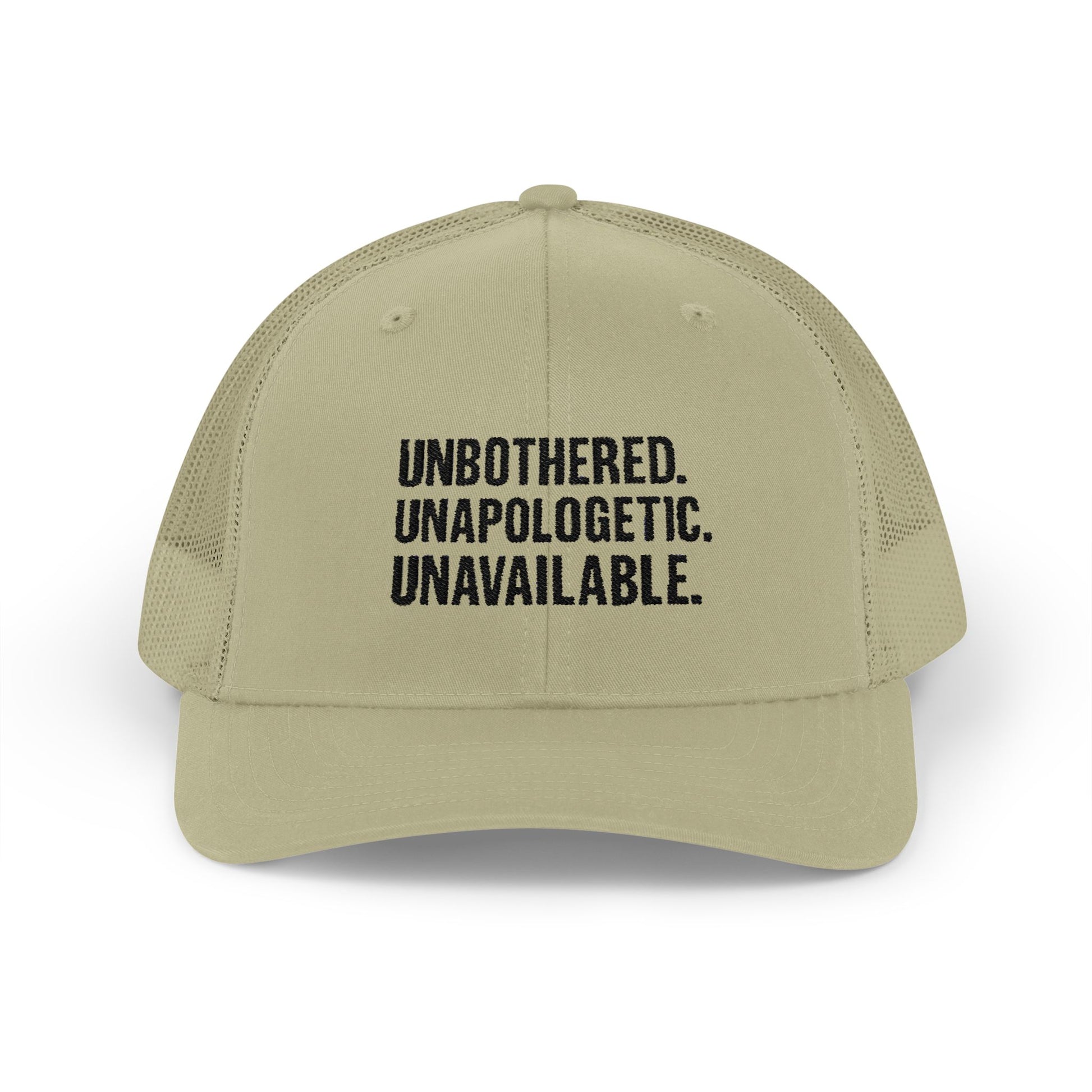 Snapback Cap - Unbothered Unapologetic Unavailable Design