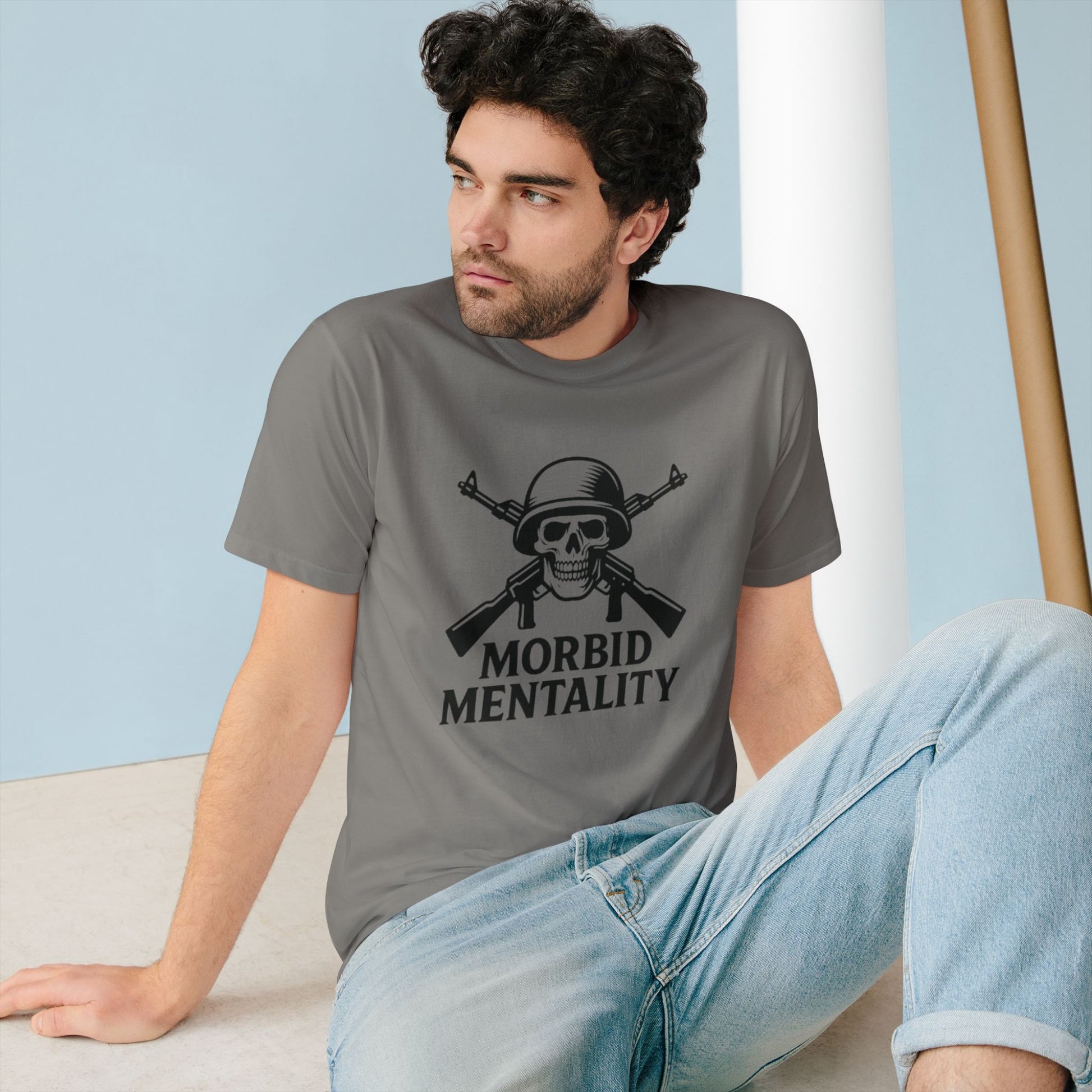 Morbid Mentality T-Shirt | Skull Graphic Tee, Casual Wear, Gift for Halloween, Punk Style, Everyday Comfort