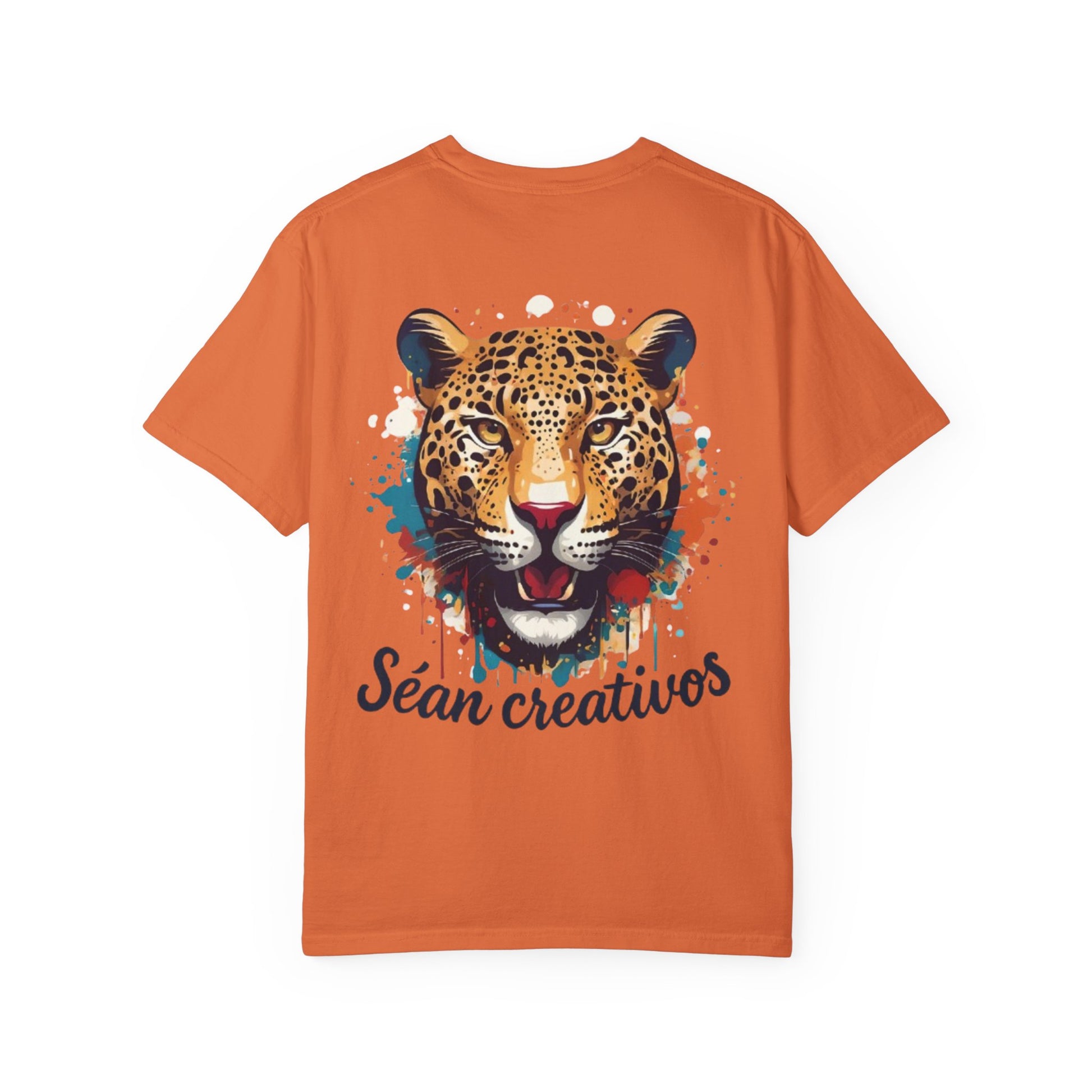 Creative Leopard T-Shirt, Artistic Animal Tee, Unique Gift for Art Lovers, Casual Wear, Trendy Fashion Statement