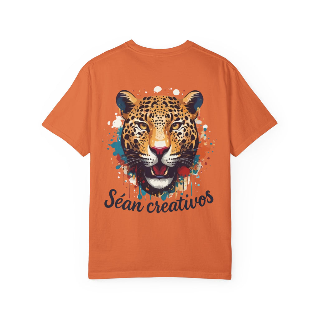 Creative Leopard T-Shirt, Artistic Animal Tee, Unique Gift for Art Lovers, Casual Wear, Trendy Fashion Statement