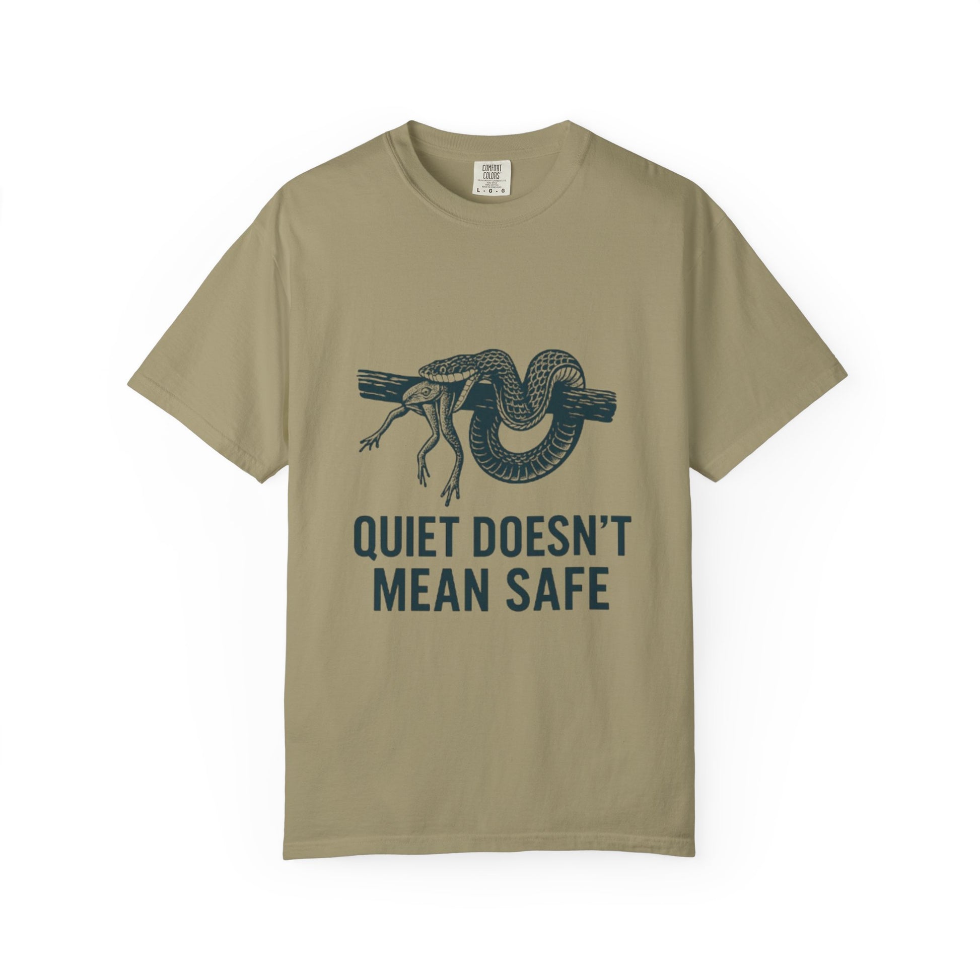 Snake and Frog Unisex T-Shirt - Nature Lover Gift, Adventure Apparel, Unique Graphic Tee, Eco-Friendly Fashion, Wildlife Enthusiast Shirt