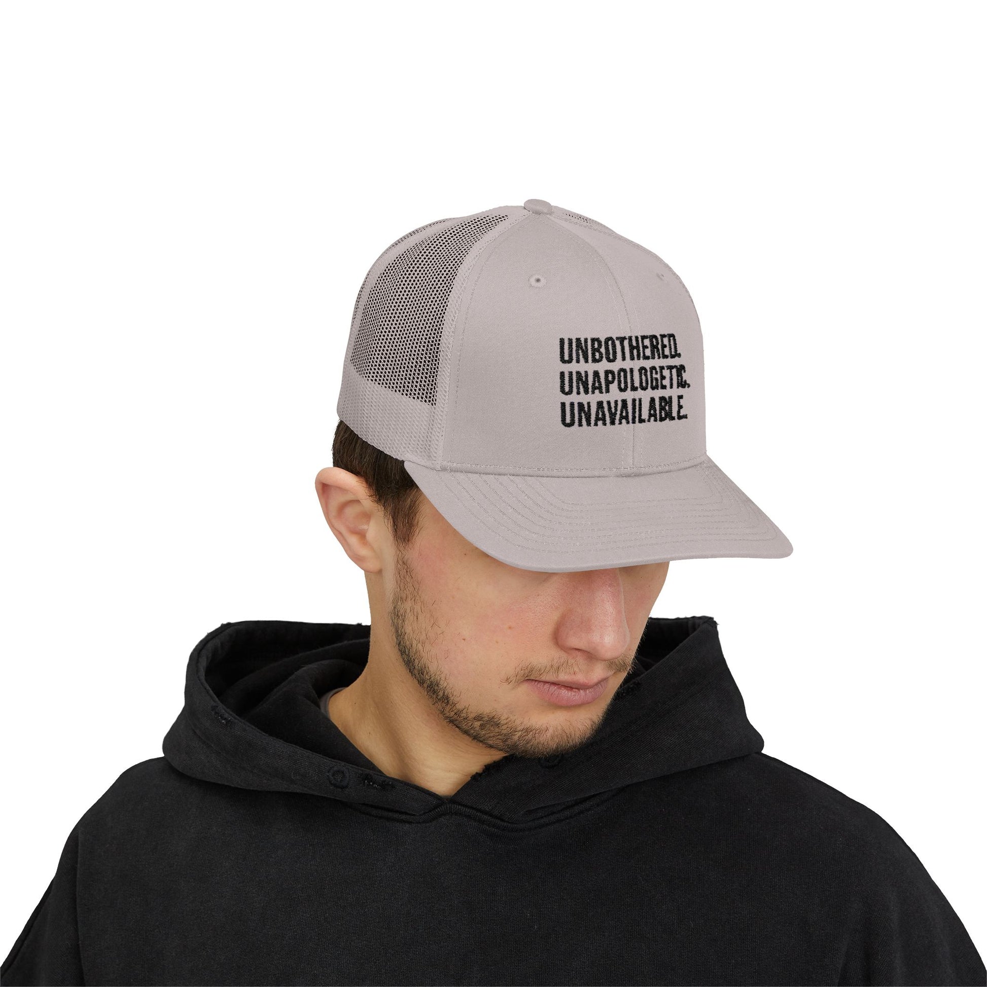 Snapback Cap - Unbothered Unapologetic Unavailable Design