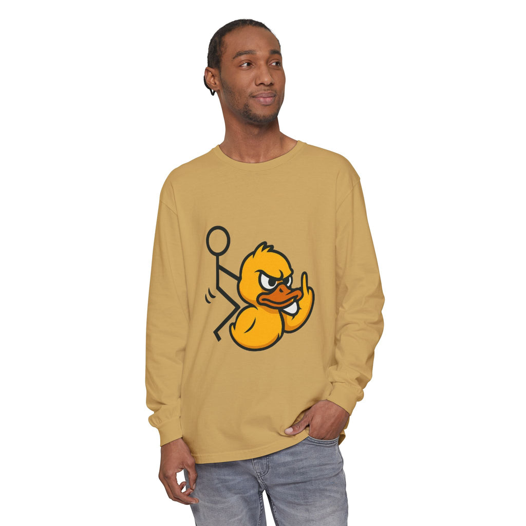 Unisex Garment-dyed Long Sleeve T-Shirt