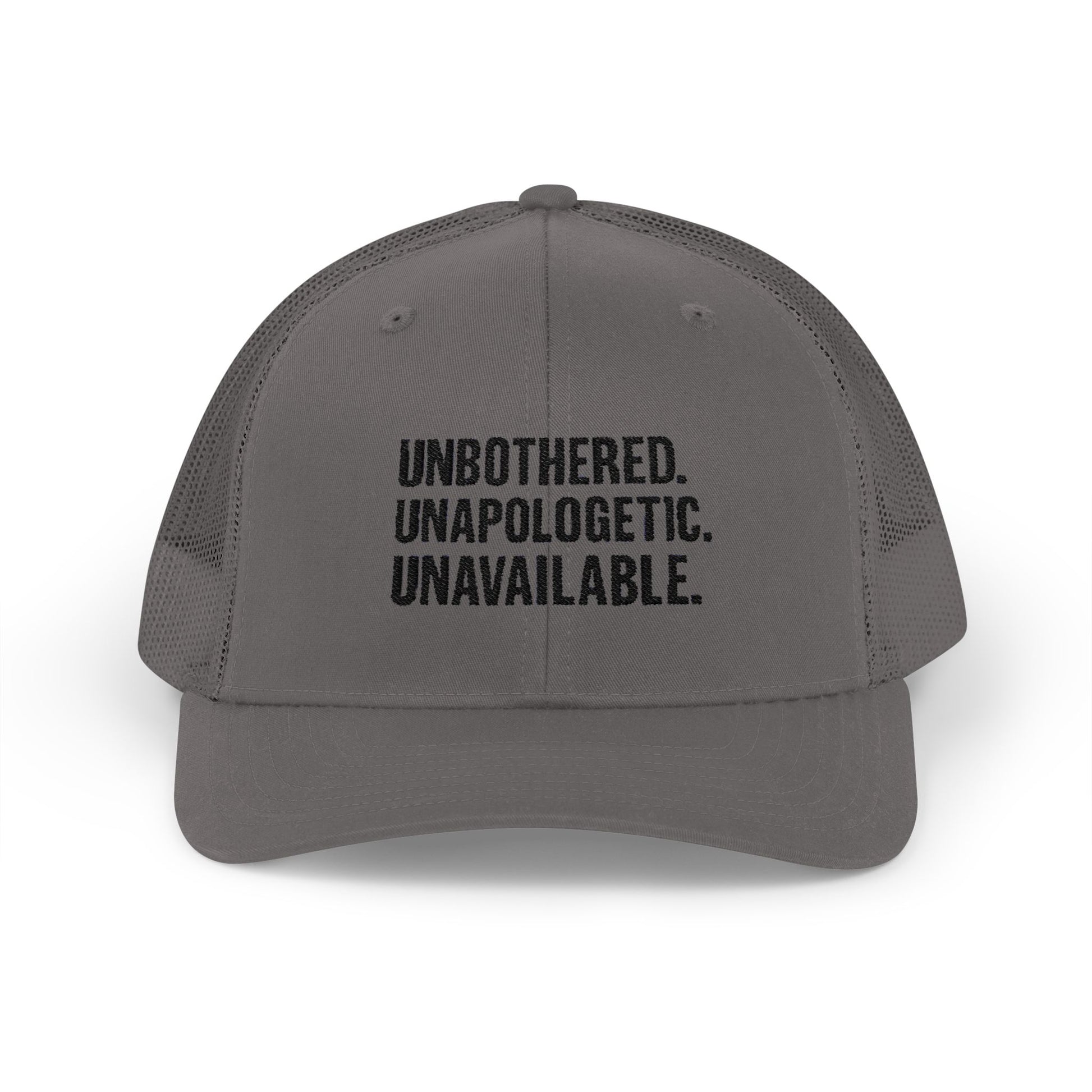 Snapback Cap - Unbothered Unapologetic Unavailable Design