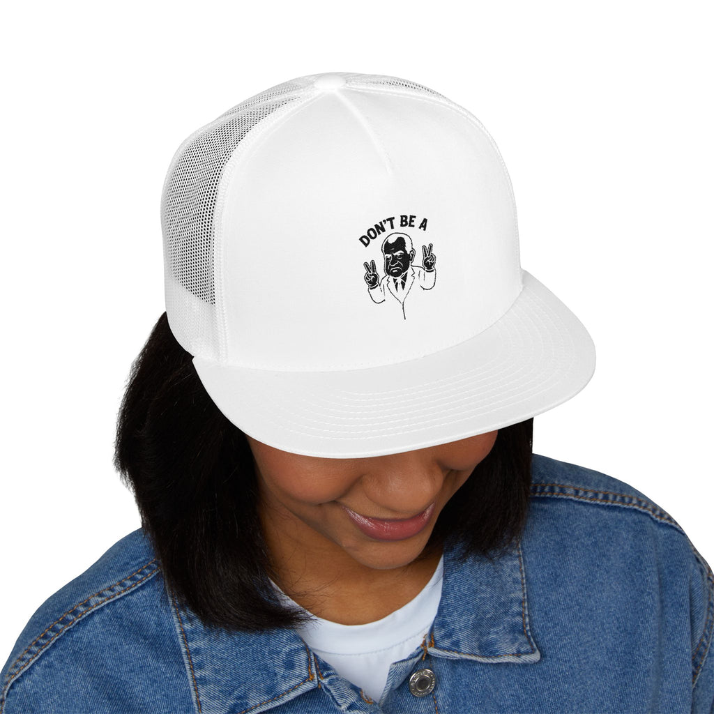 Rockin' Embroidered 5 Panel Trucker Cap - Cool Streetwear Hat for Music Lovers, Perfect Gift for Festivals, Summer, Outdoors, Urban Style