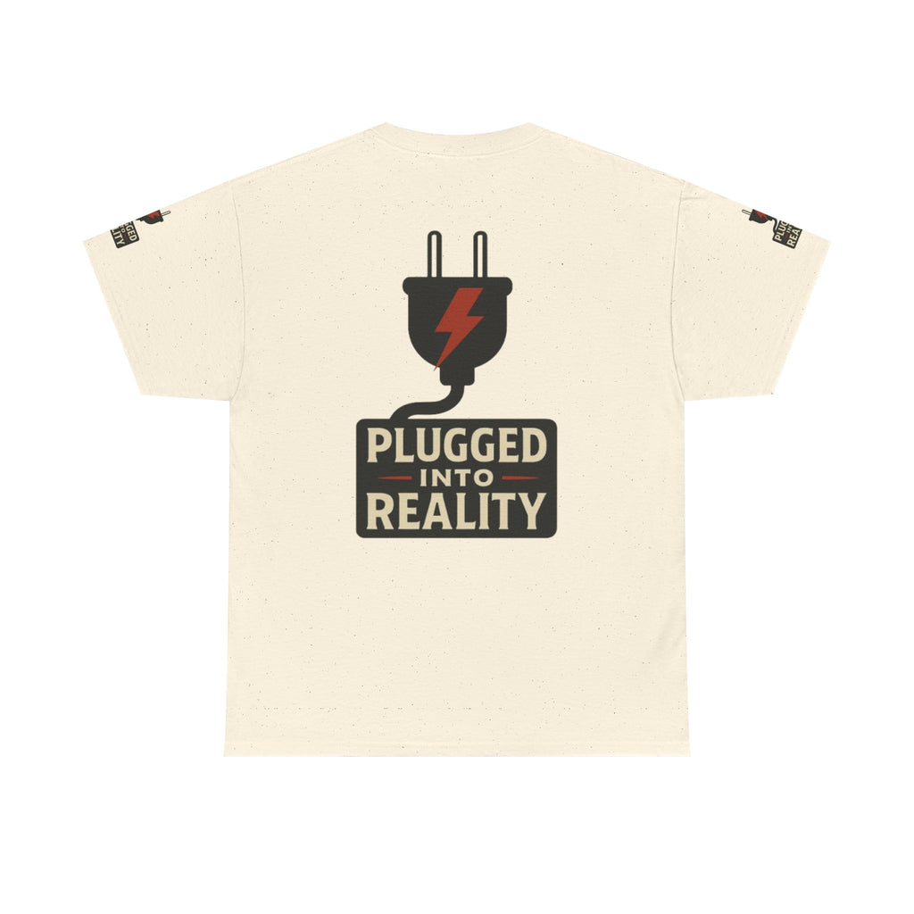 Unplugged Reality Tee - Fun Casual Shirt, Gift for Tech Enthusiasts, Graphic Tee for Friends, Quirky Everyday Wear, Recharge Your Vibe!