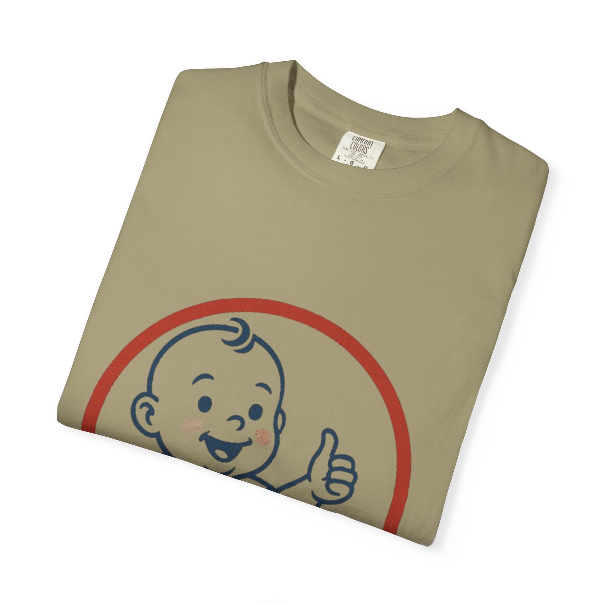 Cheerful Baby Graphic T-Shirt, Funny Quote Tee, Casual Wear, Gift for New Parents, Baby Shower Present, Everyday Comfort