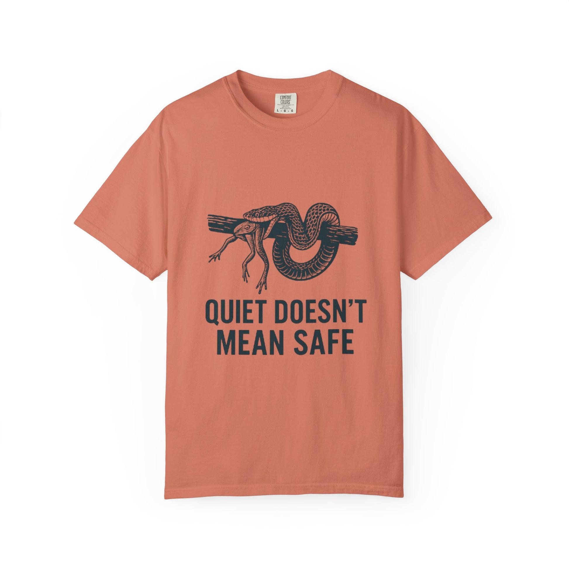 Snake and Frog Unisex T-Shirt - Nature Lover Gift, Adventure Apparel, Unique Graphic Tee, Eco-Friendly Fashion, Wildlife Enthusiast Shirt