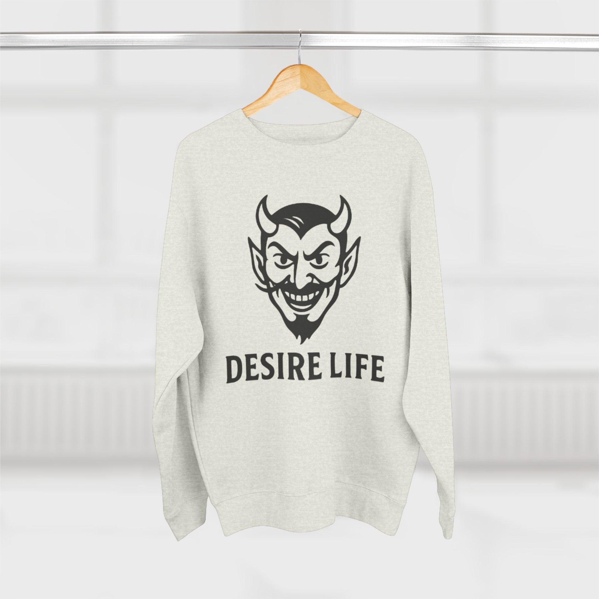 Unisex Crewneck Sweatshirt with 'Desire Life' Design | Casual Streetwear, Graphic Sweatshirt, Gift for Him/Her, Trendy Fashion, [...]