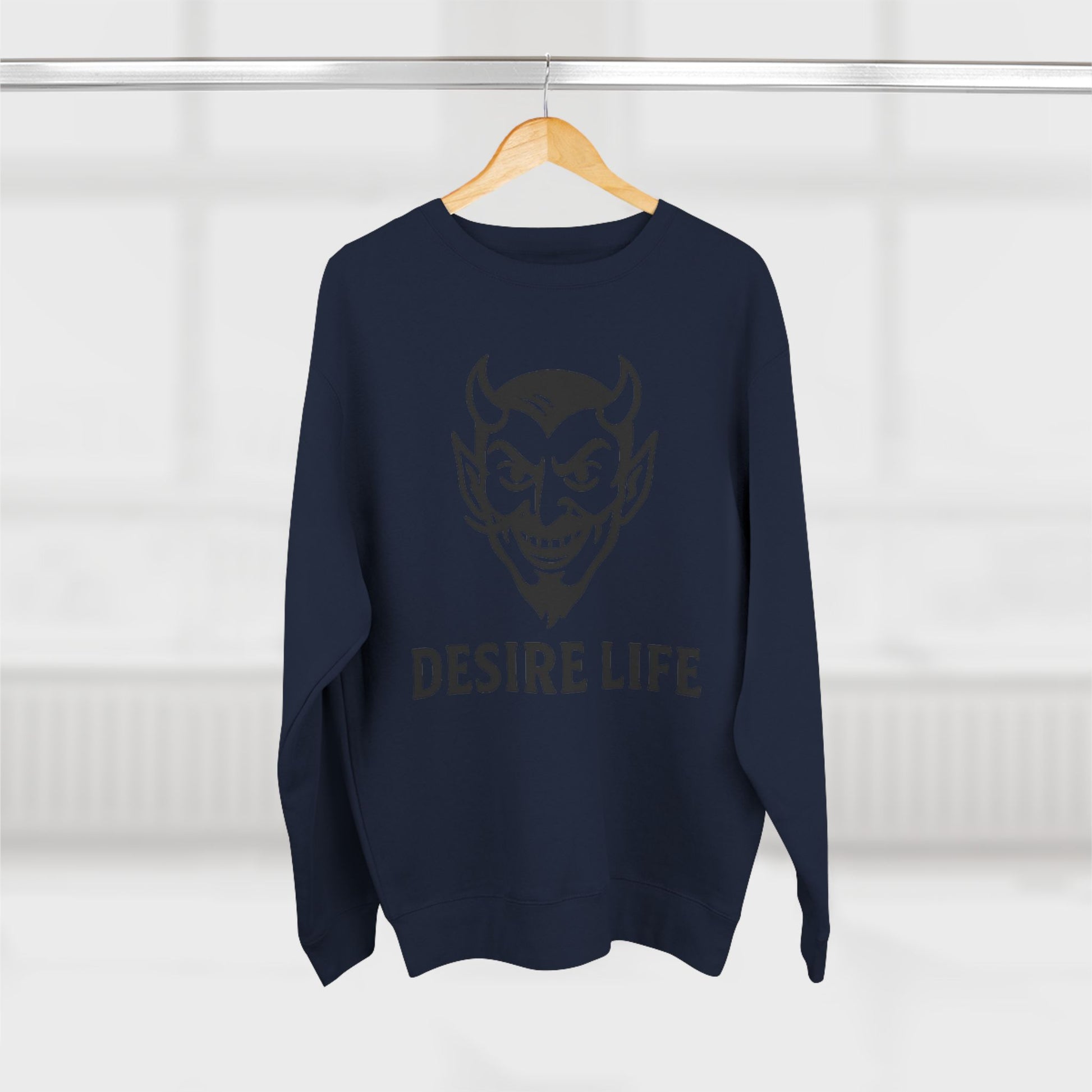 Unisex Crewneck Sweatshirt with 'Desire Life' Design | Casual Streetwear, Graphic Sweatshirt, Gift for Him/Her, Trendy Fashion, [...]