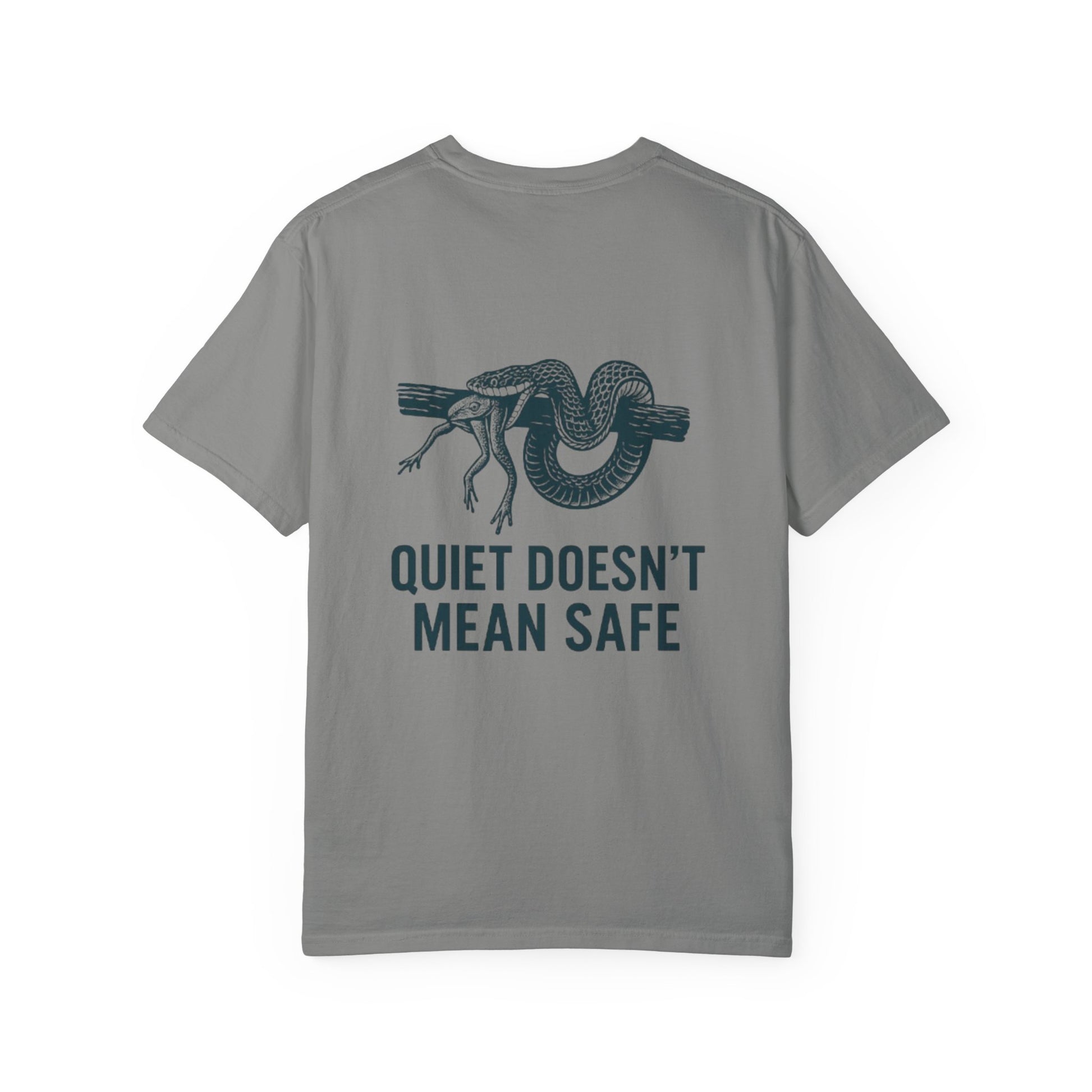 Snake and Frog Unisex T-Shirt - Nature Lover Gift, Adventure Apparel, Unique Graphic Tee, Eco-Friendly Fashion, Wildlife Enthusiast Shirt