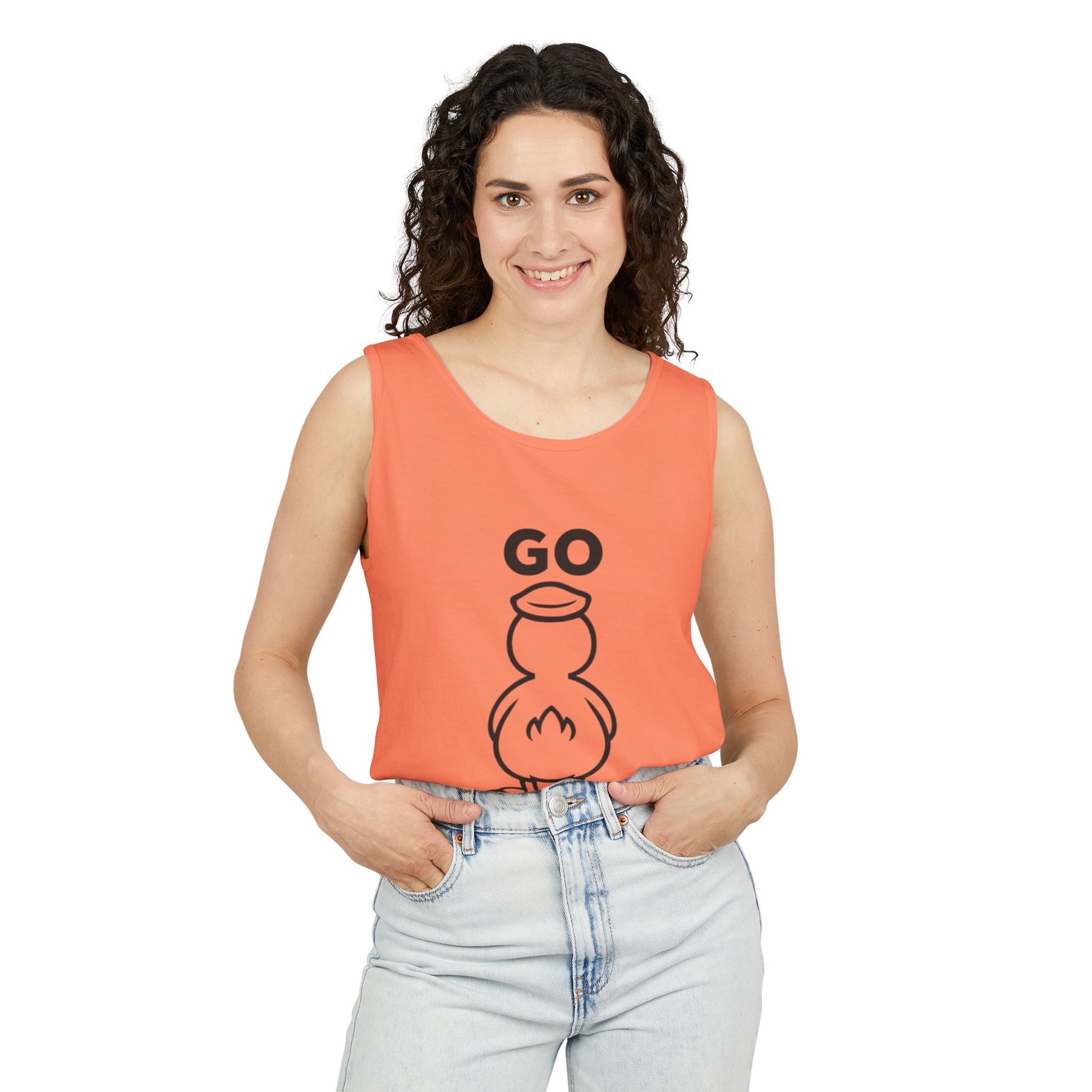 Humorous Unisex Tank Top - "Go Urself" - Perfect for Summer Outings, Gifts, and Casual Wear, Beachwear, Party Attire, Fun Statement Tee