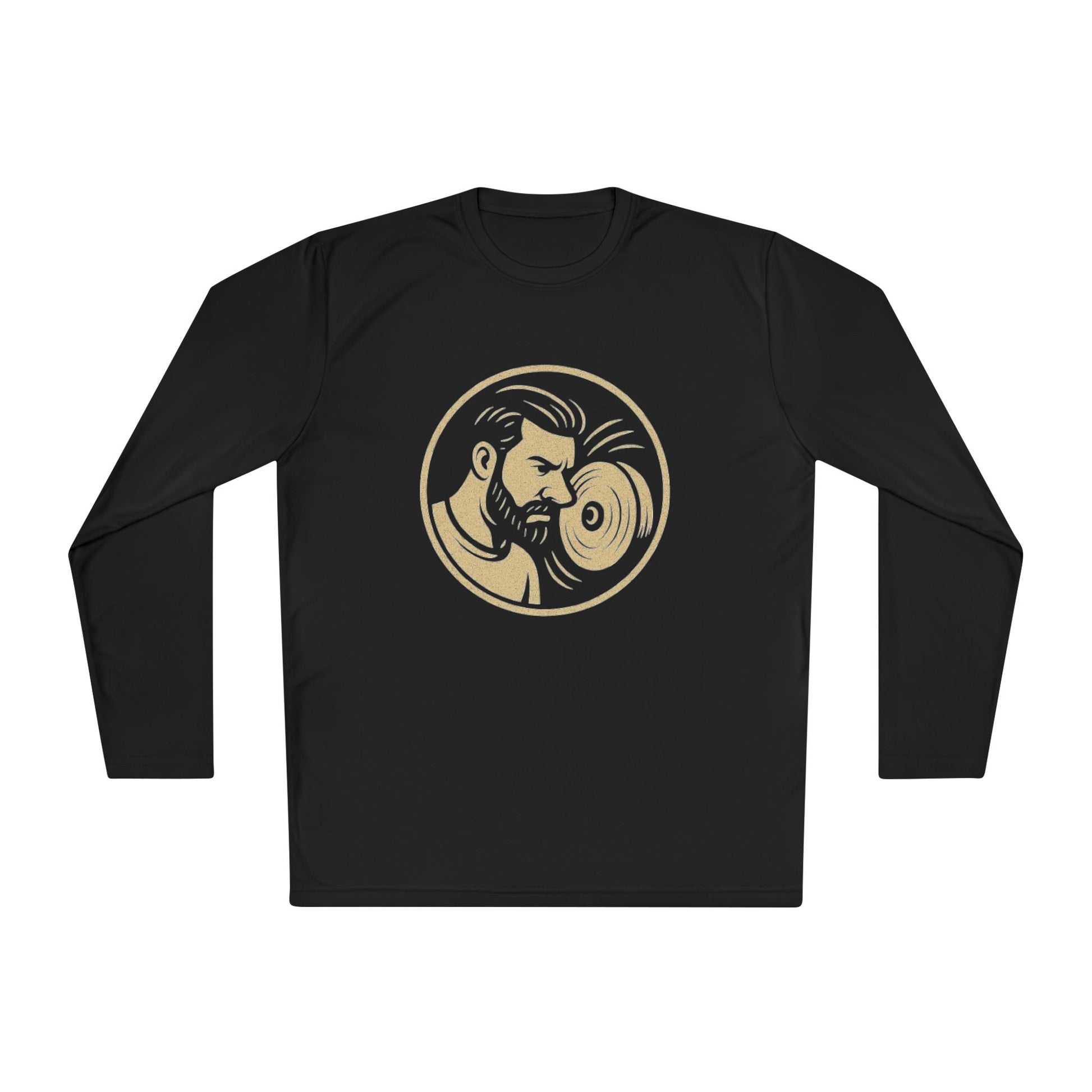 Unisex Lightweight Long Sleeve Tee with Retro DJ Design, Perfect for Music Lovers, Festival Outfits, Casual Wear, Gift for Him