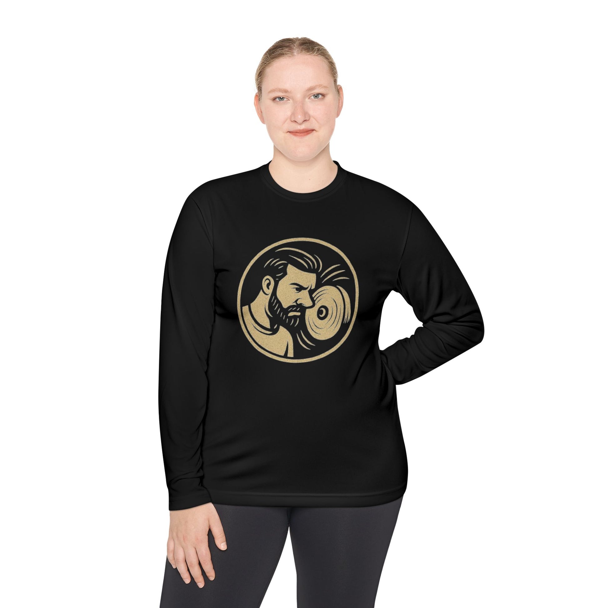 Unisex Lightweight Long Sleeve Tee with Retro DJ Design, Perfect for Music Lovers, Festival Outfits, Casual Wear, Gift for Him