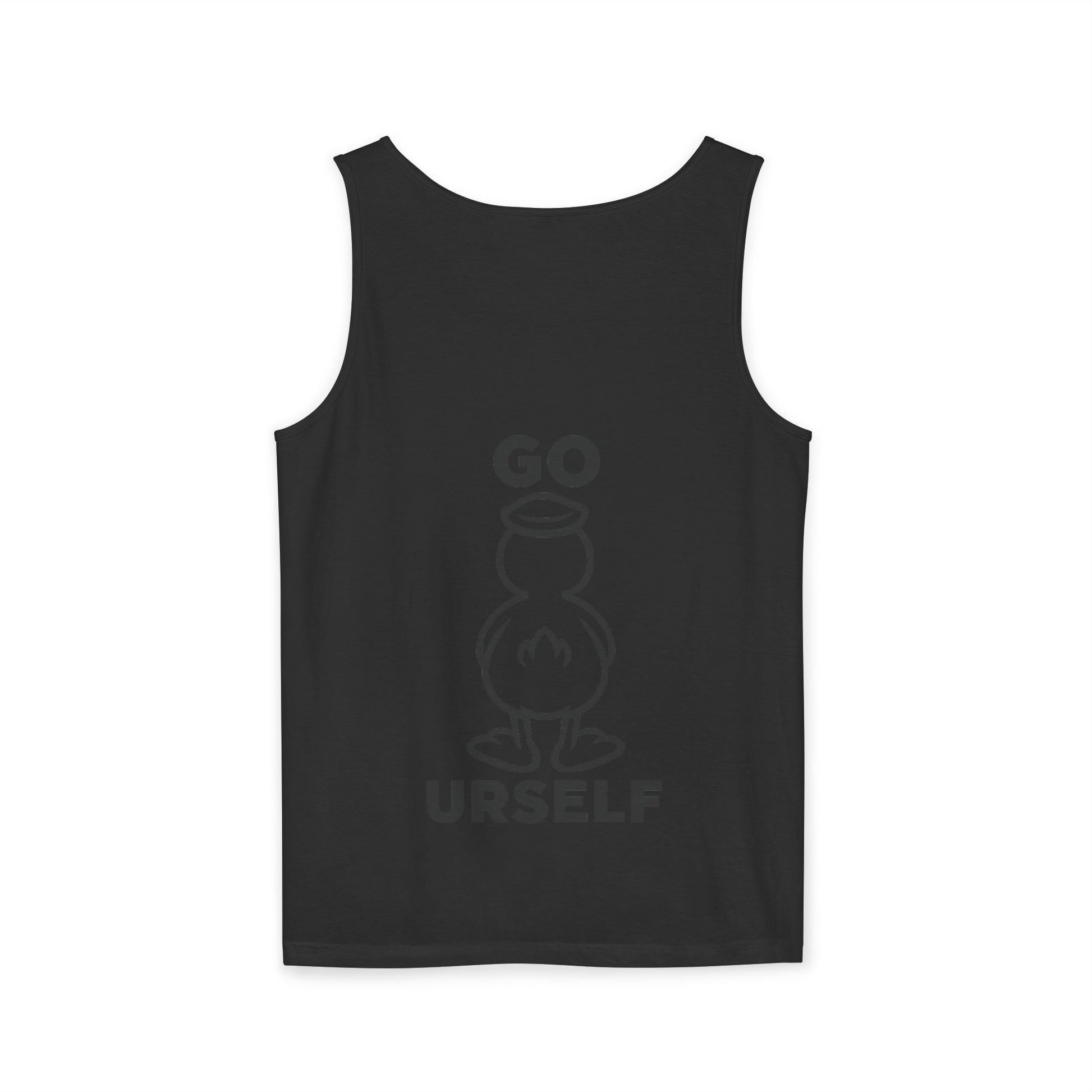 Humorous Unisex Tank Top - "Go Urself" - Perfect for Summer Outings, Gifts, and Casual Wear, Beachwear, Party Attire, Fun Statement Tee