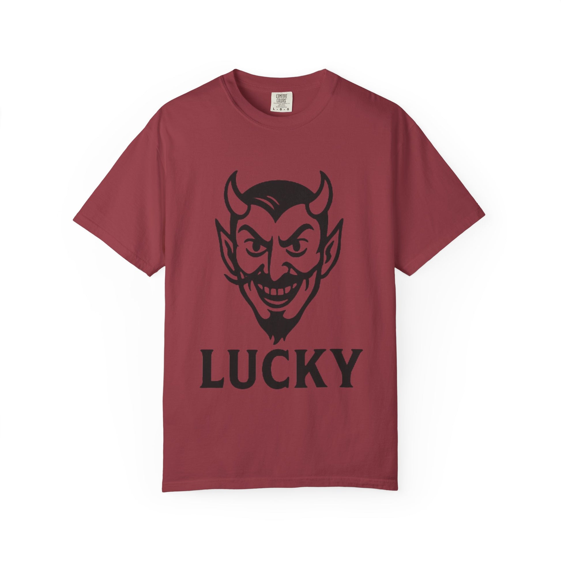 Lucky Devil Graphic Unisex T-Shirt, Spooky Style Tee, Halloween Apparel, Gift for Friends, Casual Wear