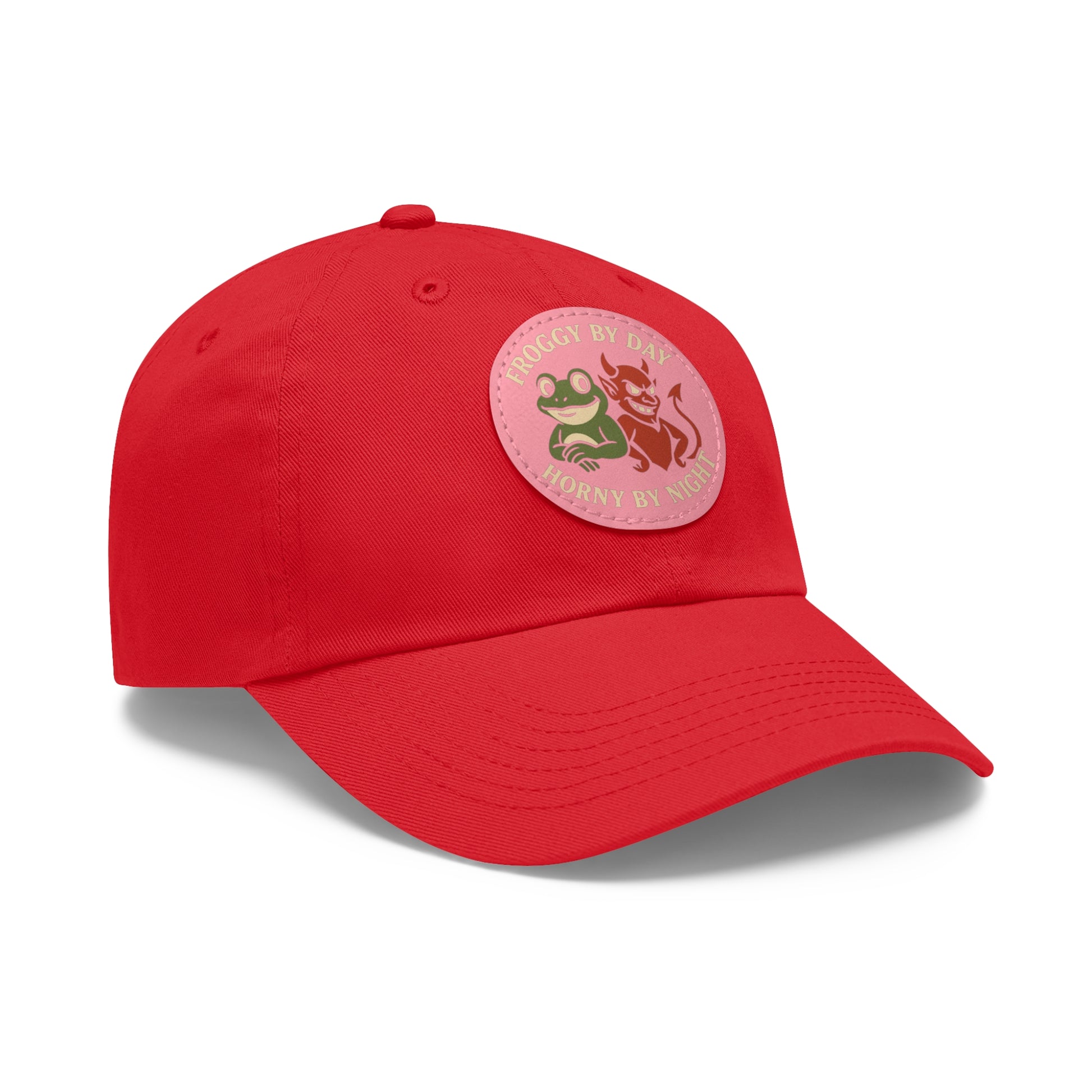 Frog & Devil Dad Hat | Funny Dad Cap, Gift for Father's Day, Casual Style, Outdoor Accessory, Unique Summer Hat