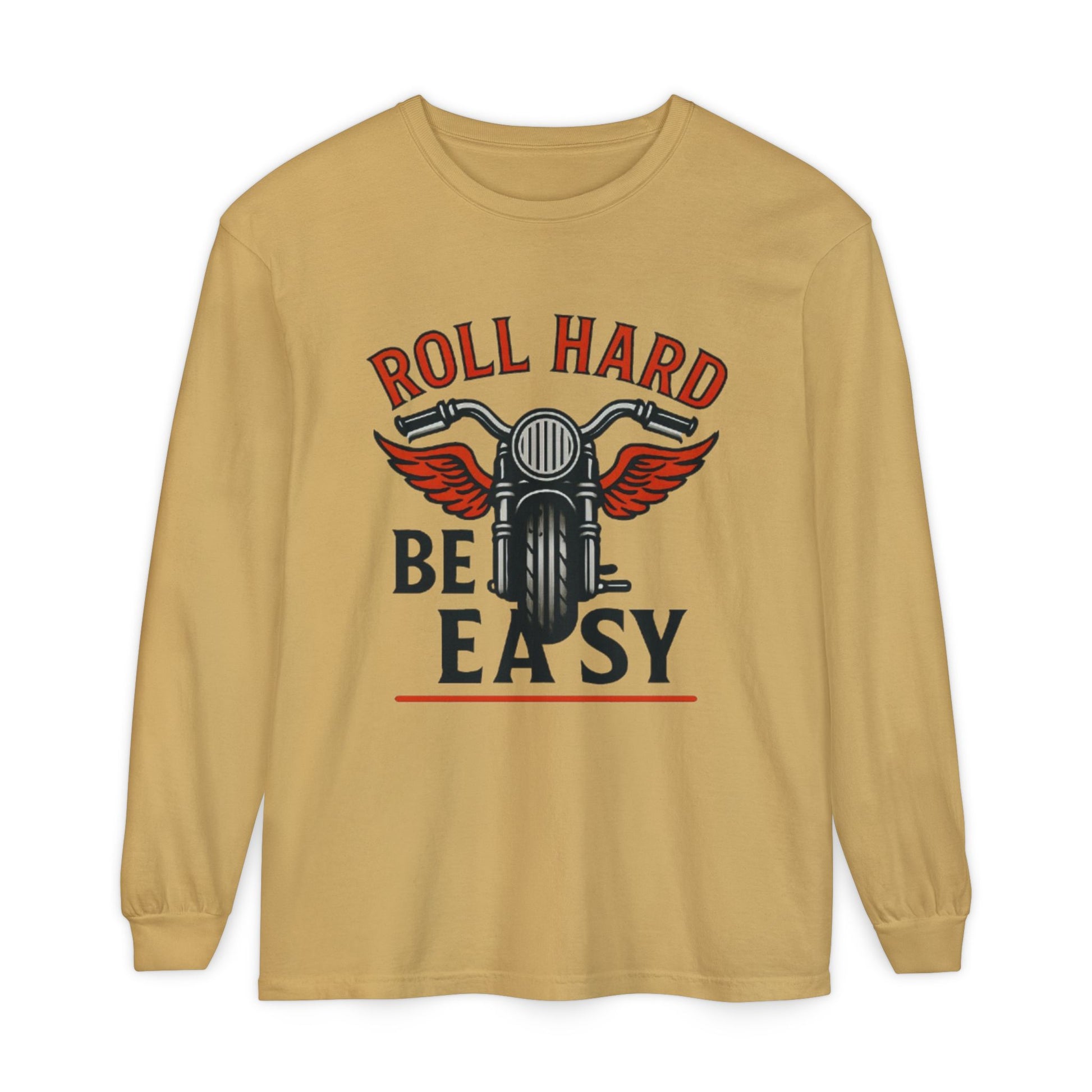 Unisex Garment-dyed Long Sleeve T-Shirt