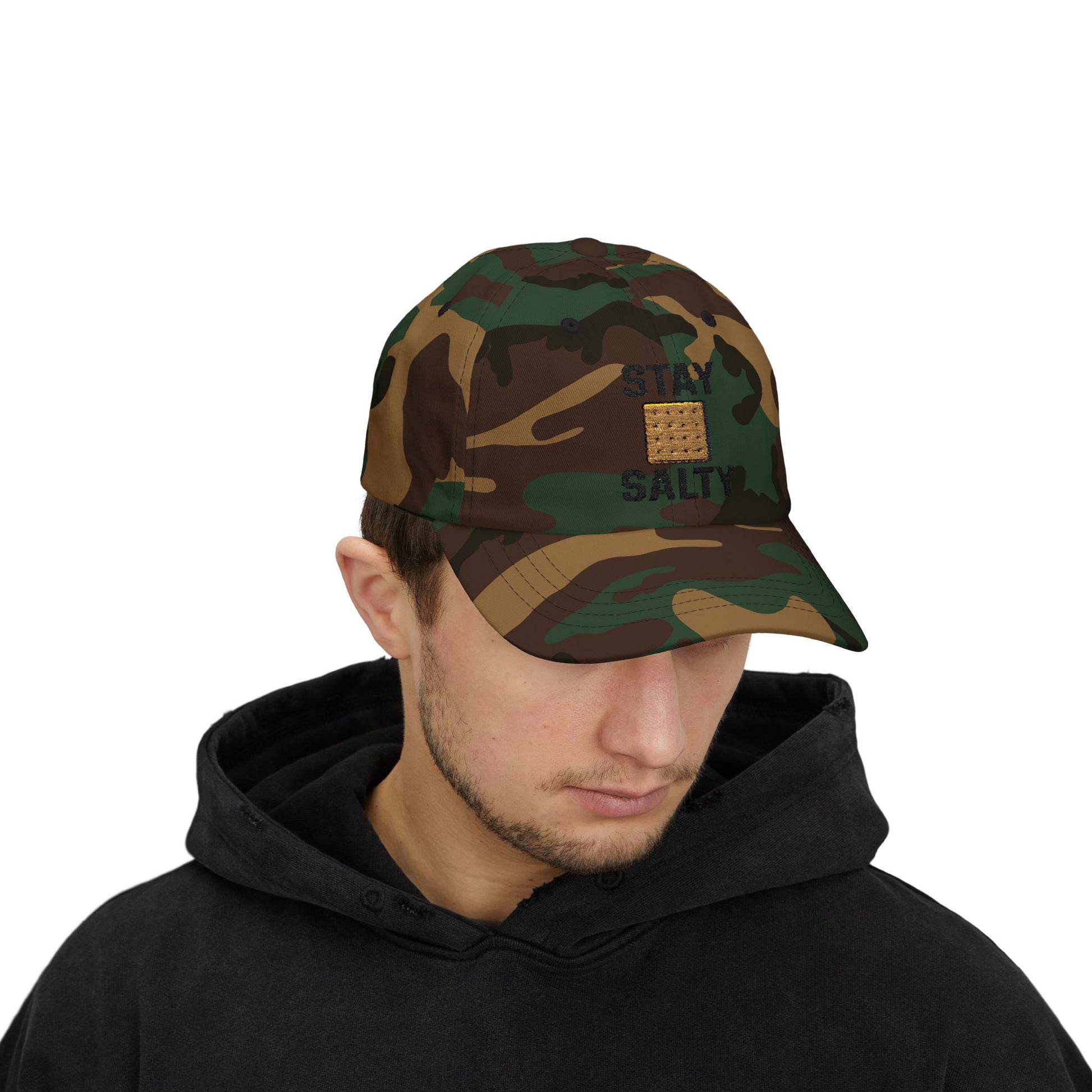 Stylish Dad Cap - Stay Salty Hat for Casual Outings, Beach Days, Father's Day Gift, Summer Accessory, Everyday Wear