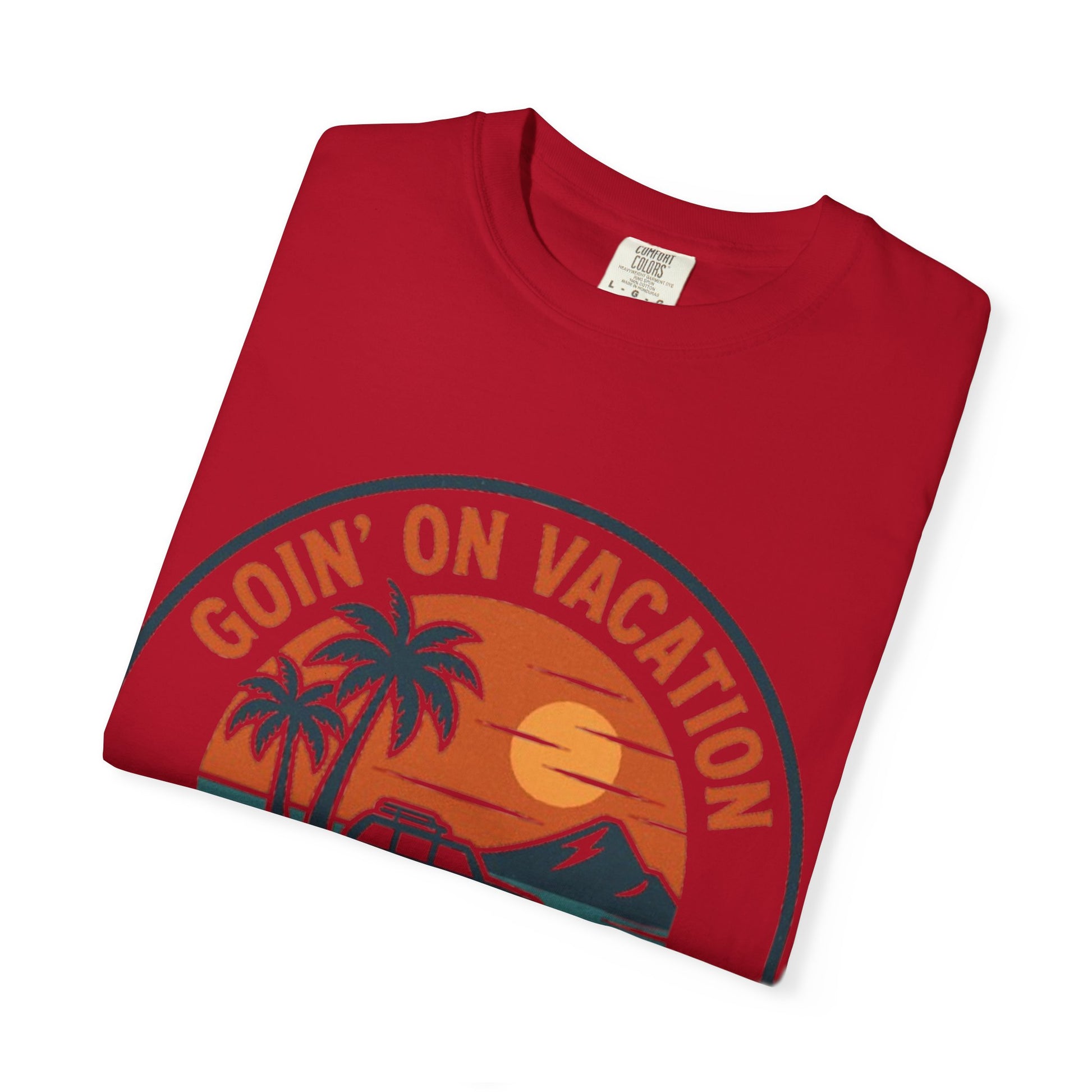 Vacation Vibes Graphic Tee - Goin' on Vacation, Leavin' on Probation, Gift for Travelers, Summer T-Shirt, Fun Casual Wear, Unisex Apparel
