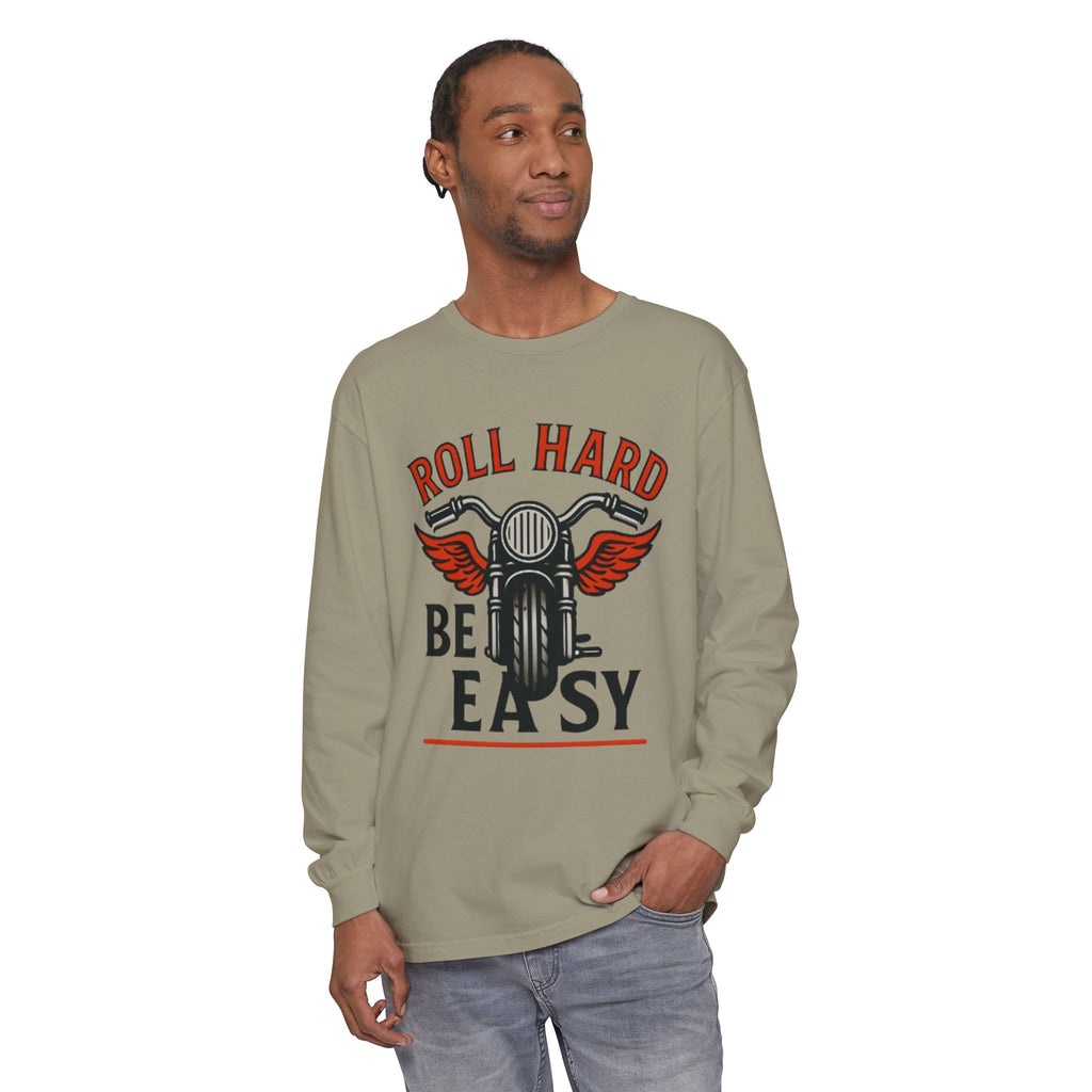 Unisex Garment-dyed Long Sleeve T-Shirt