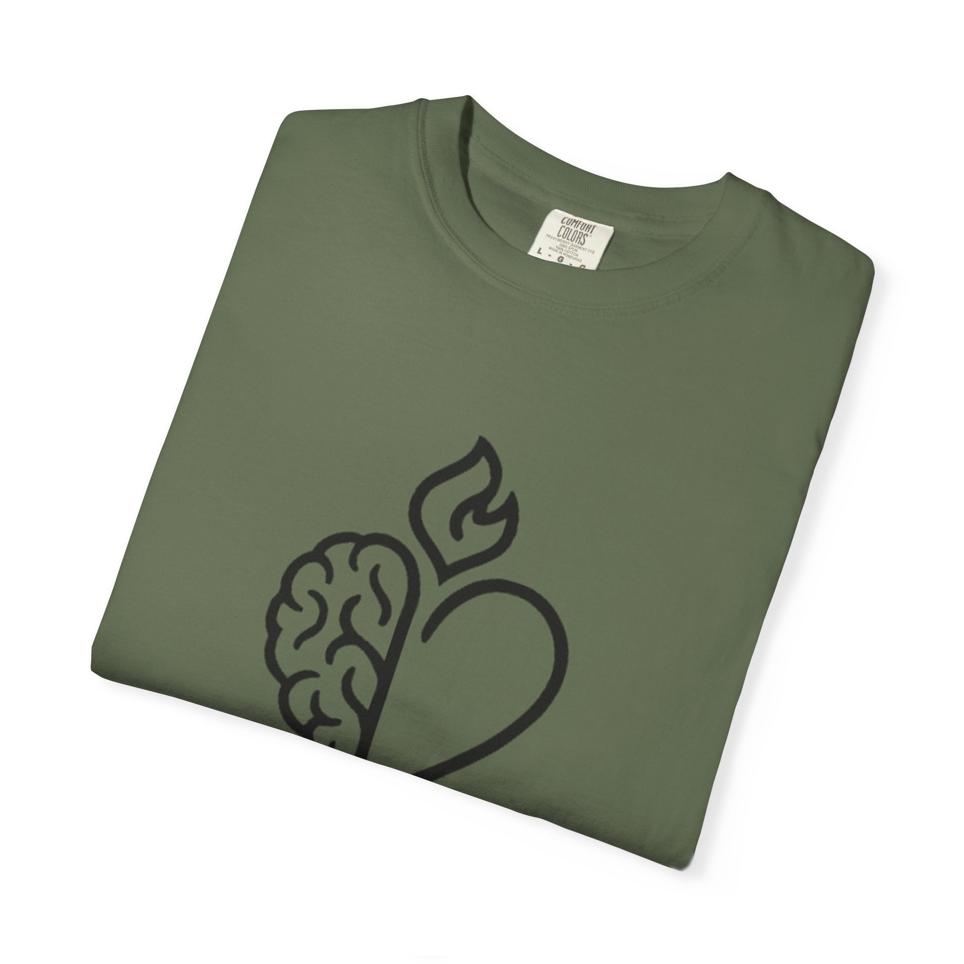 T-Shirt adapt fast, stay human Unisex Garment-Dyed