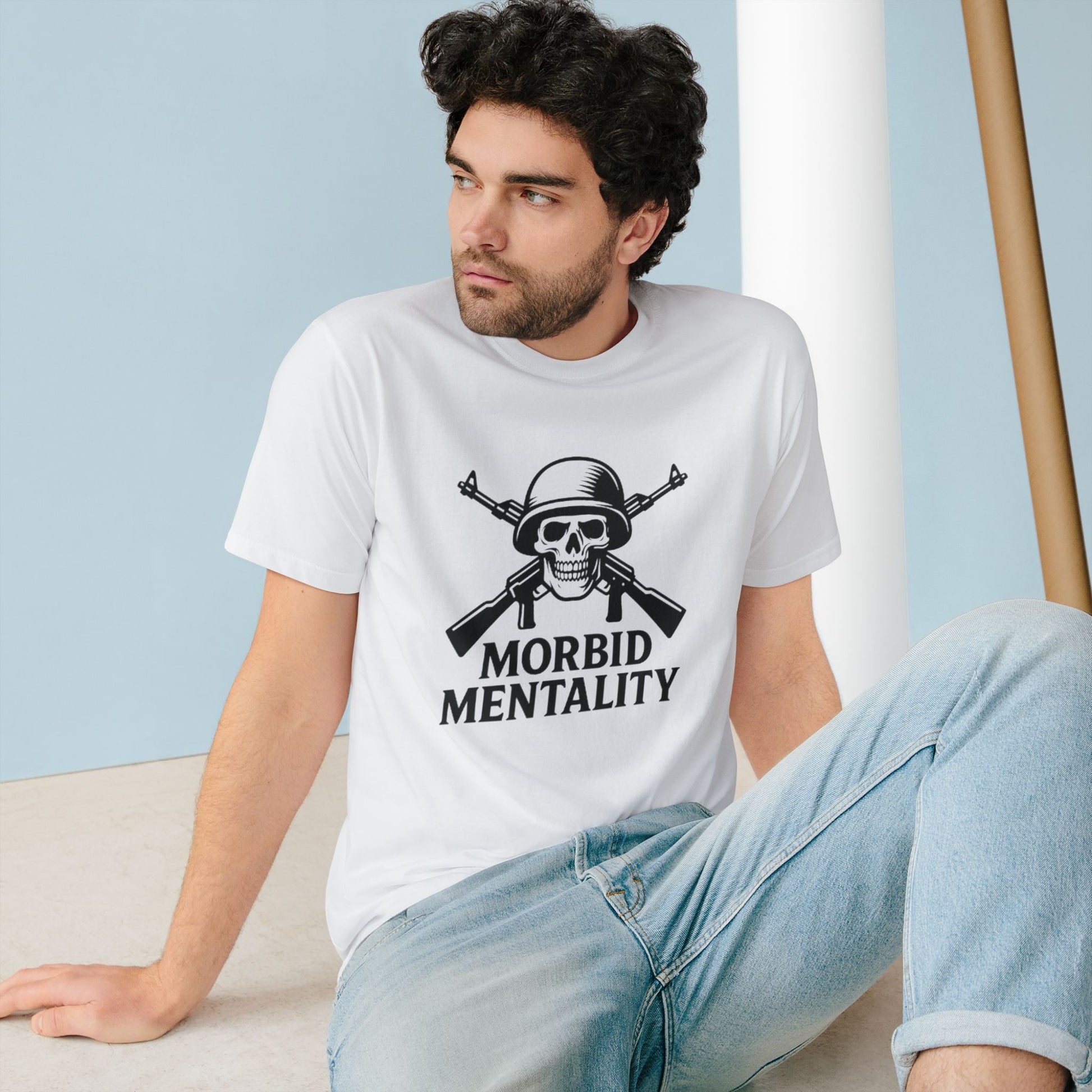 Morbid Mentality T-Shirt | Skull Graphic Tee, Casual Wear, Gift for Halloween, Punk Style, Everyday Comfort