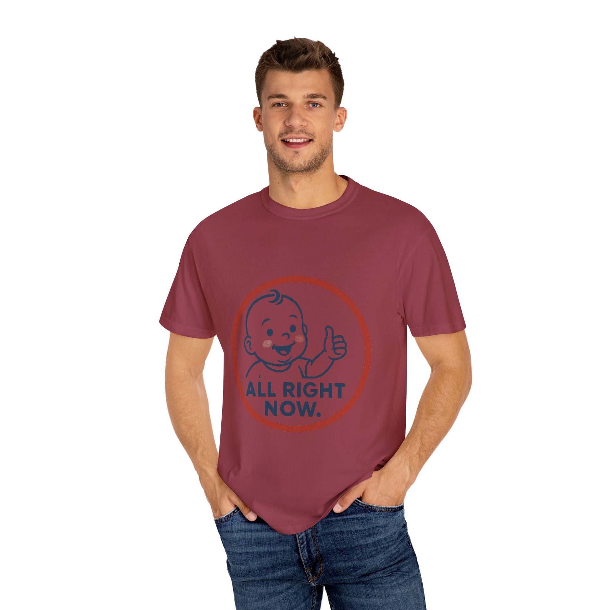 Cheerful Baby Graphic T-Shirt, Funny Quote Tee, Casual Wear, Gift for New Parents, Baby Shower Present, Everyday Comfort