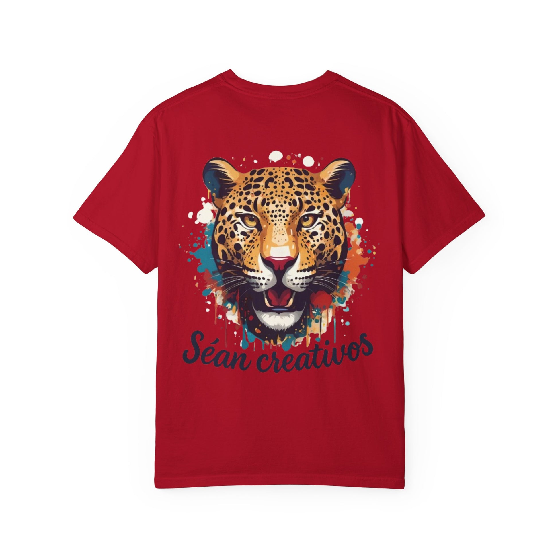 Creative Leopard T-Shirt, Artistic Animal Tee, Unique Gift for Art Lovers, Casual Wear, Trendy Fashion Statement