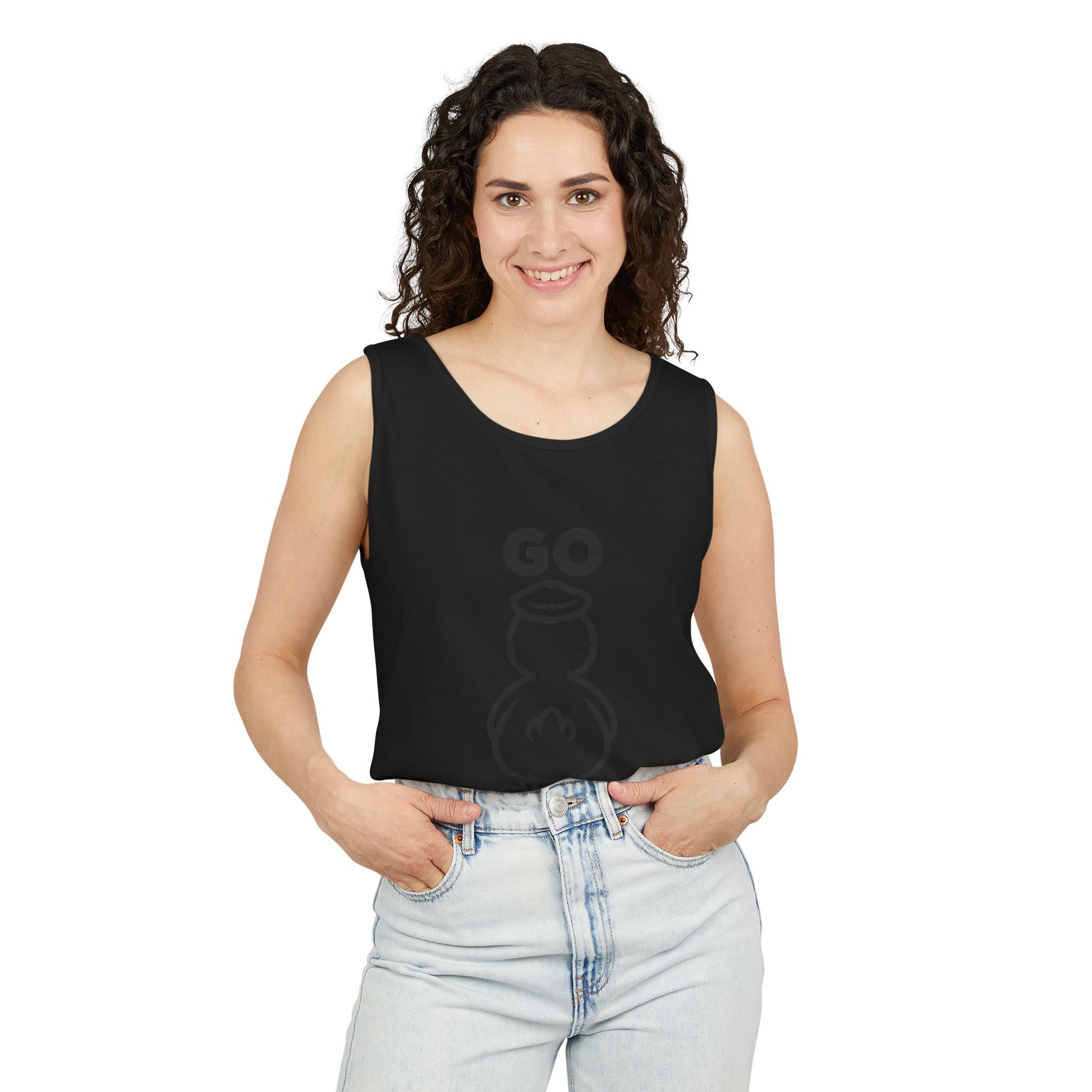 Humorous Unisex Tank Top - "Go Urself" - Perfect for Summer Outings, Gifts, and Casual Wear, Beachwear, Party Attire, Fun Statement Tee
