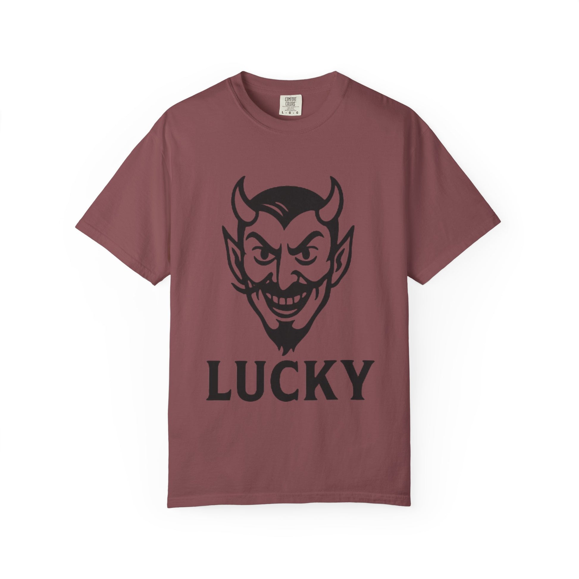 Lucky Devil Graphic Unisex T-Shirt, Spooky Style Tee, Halloween Apparel, Gift for Friends, Casual Wear