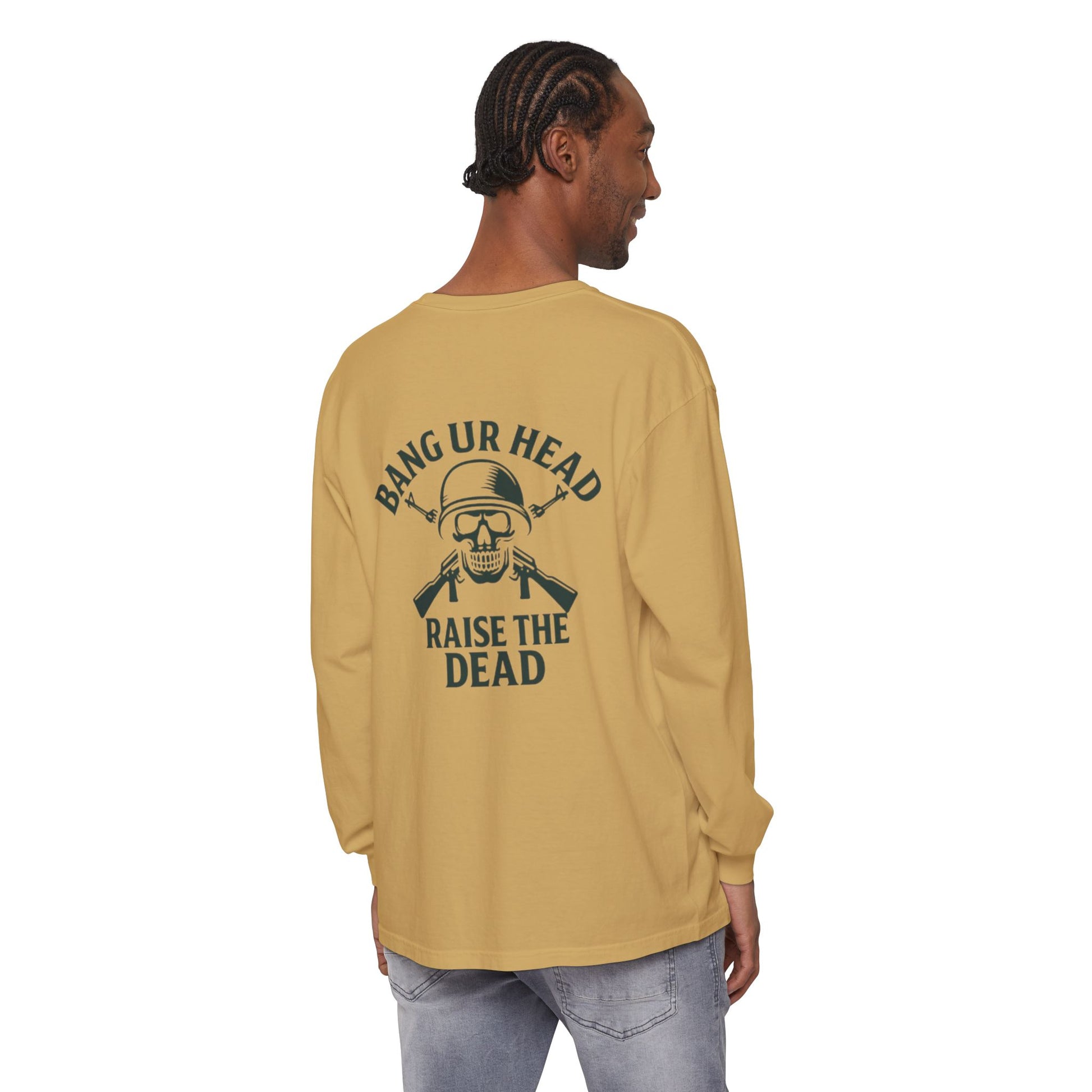 Unisex Garment-dyed Long Sleeve T-Shirt