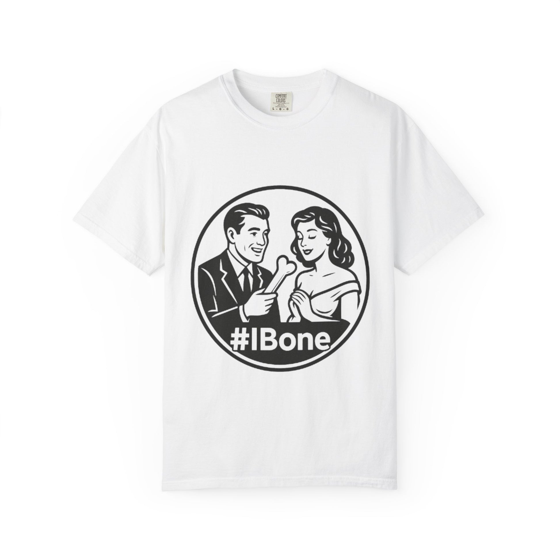 Playful Unisex T-Shirt: #IBone Design, Cute Couple Humor Tee, Gift for Couples, Funny Graphic Shirt, Casual Wear