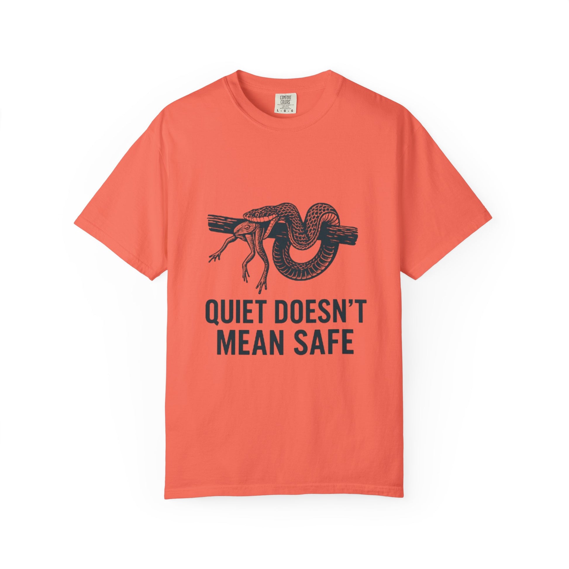 Snake and Frog Unisex T-Shirt - Nature Lover Gift, Adventure Apparel, Unique Graphic Tee, Eco-Friendly Fashion, Wildlife Enthusiast Shirt