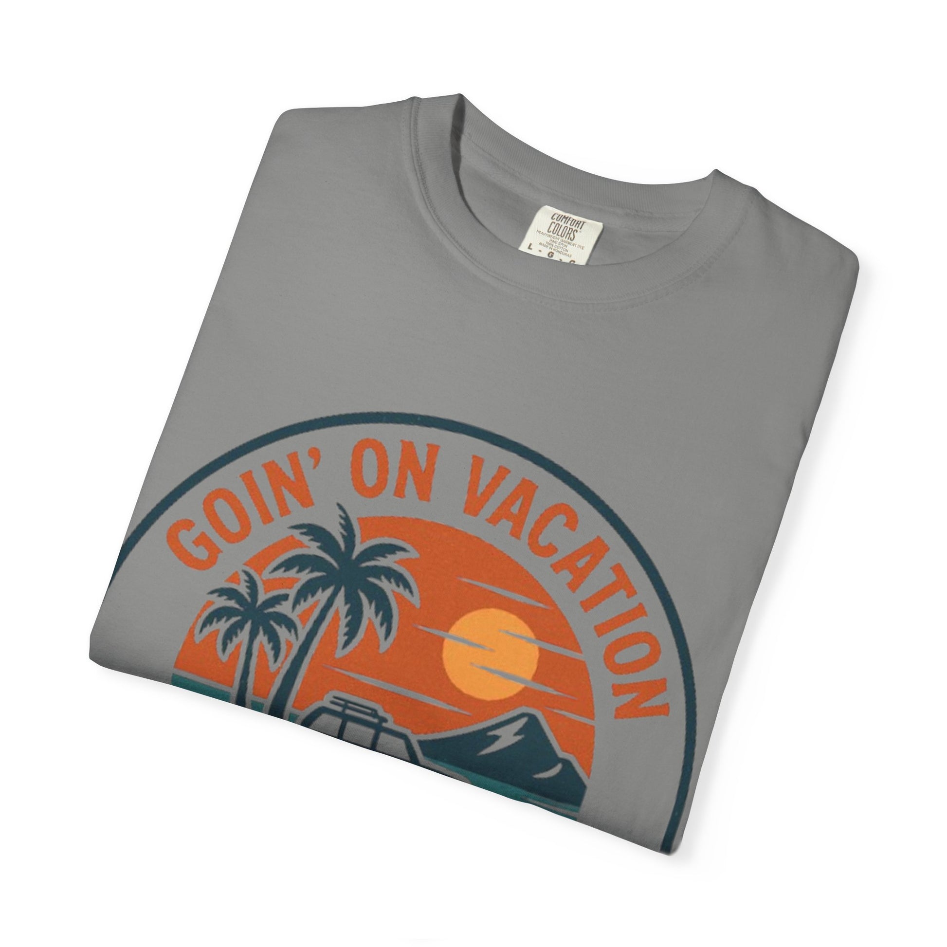 Vacation Vibes Graphic Tee - Goin' on Vacation, Leavin' on Probation, Gift for Travelers, Summer T-Shirt, Fun Casual Wear, Unisex Apparel