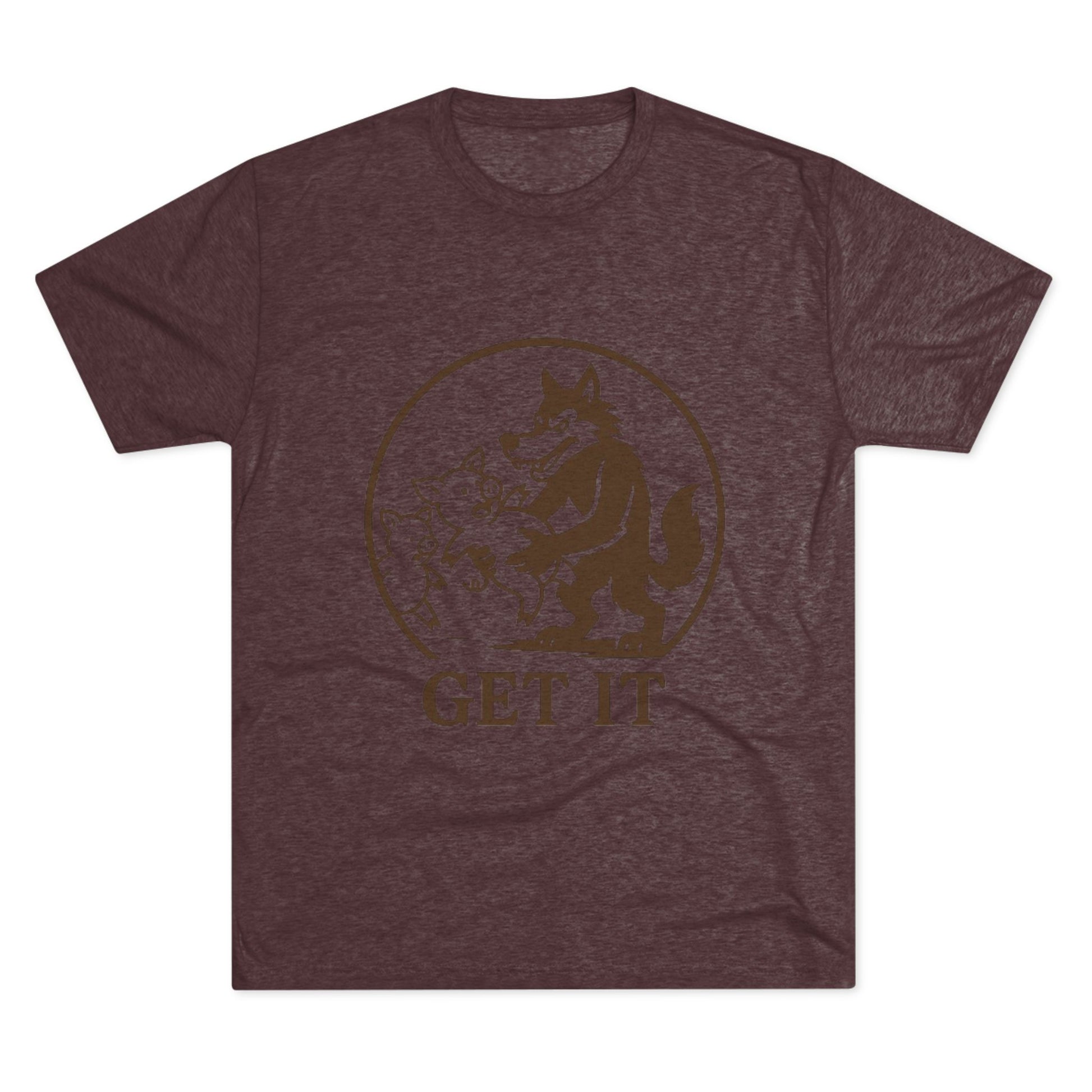 Playful Animal Graphic Tee - Unisex Crew Shirt, Funny Wolf Design, Gifts for Animal Lovers, Casual Wear, Humor Apparel, Birthday Gift
