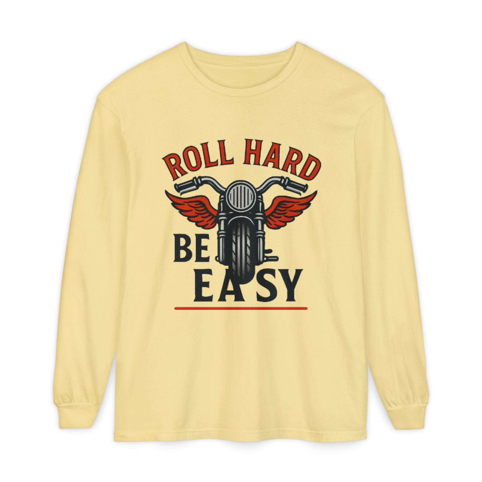 Unisex Garment-dyed Long Sleeve T-Shirt