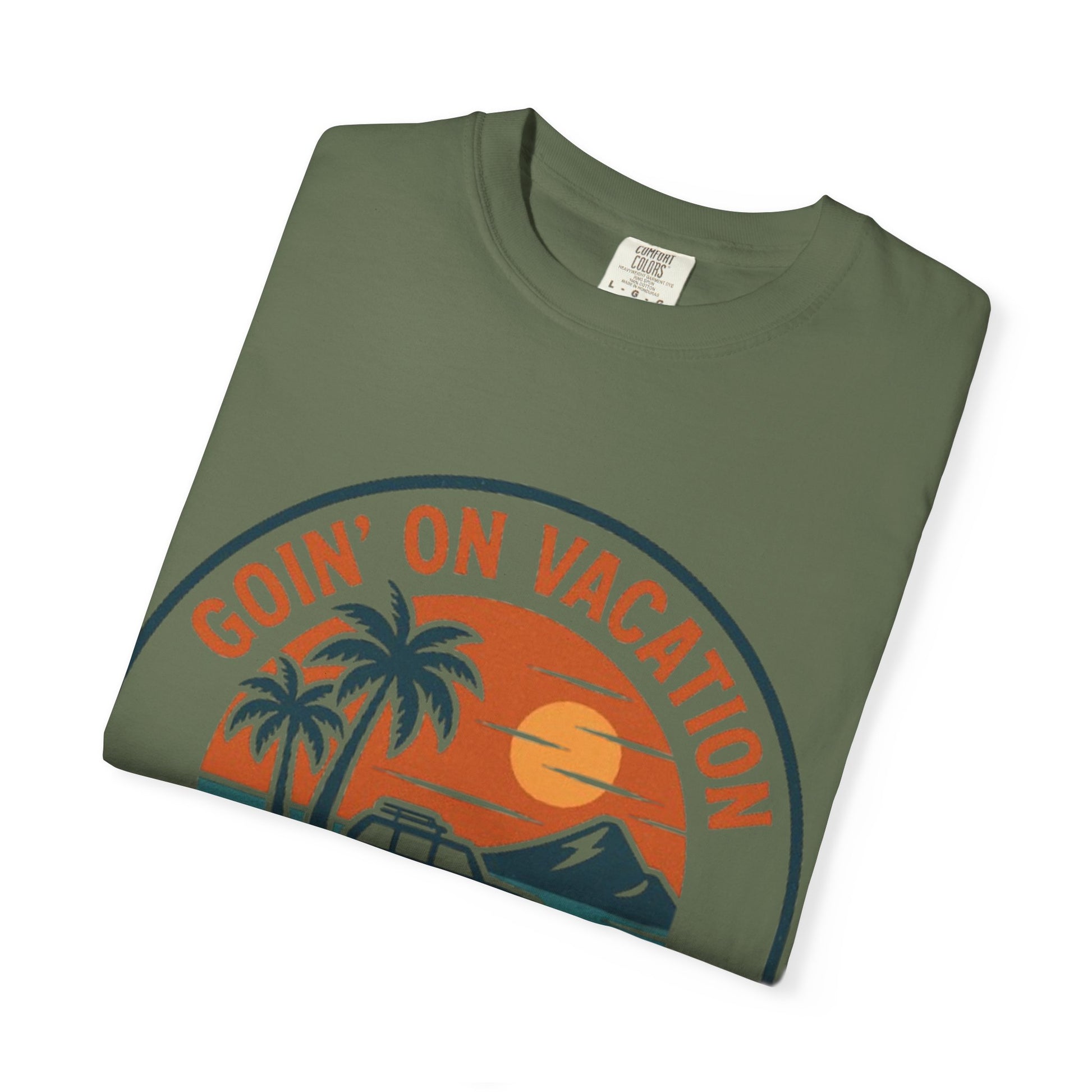 Vacation Vibes Graphic Tee - Goin' on Vacation, Leavin' on Probation, Gift for Travelers, Summer T-Shirt, Fun Casual Wear, Unisex Apparel
