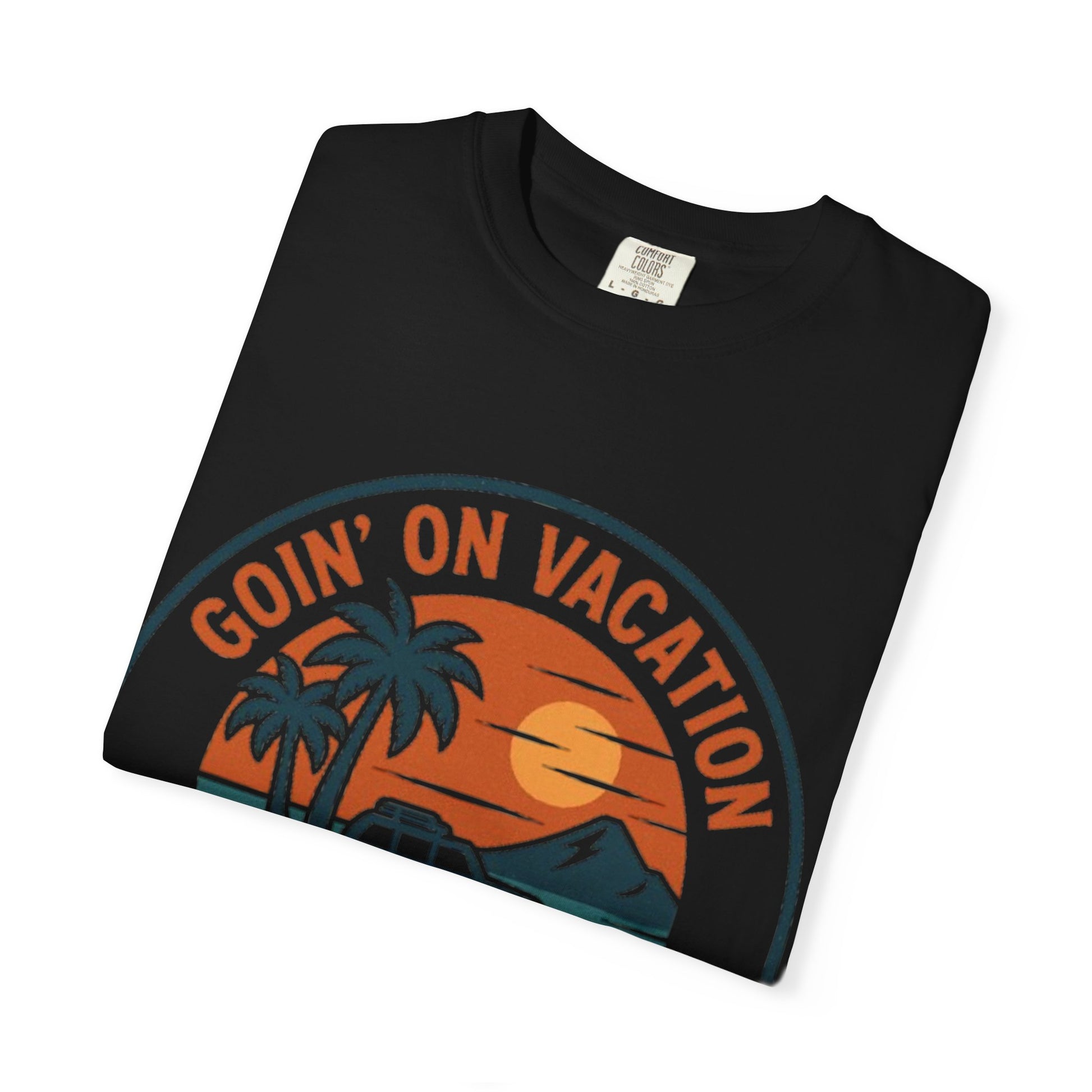 Vacation Vibes Graphic Tee - Goin' on Vacation, Leavin' on Probation, Gift for Travelers, Summer T-Shirt, Fun Casual Wear, Unisex Apparel