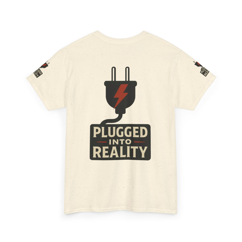 Unplugged Reality Tee - Fun Casual Shirt, Gift for Tech Enthusiasts, Graphic Tee for Friends, Quirky Everyday Wear, Recharge Your Vibe!