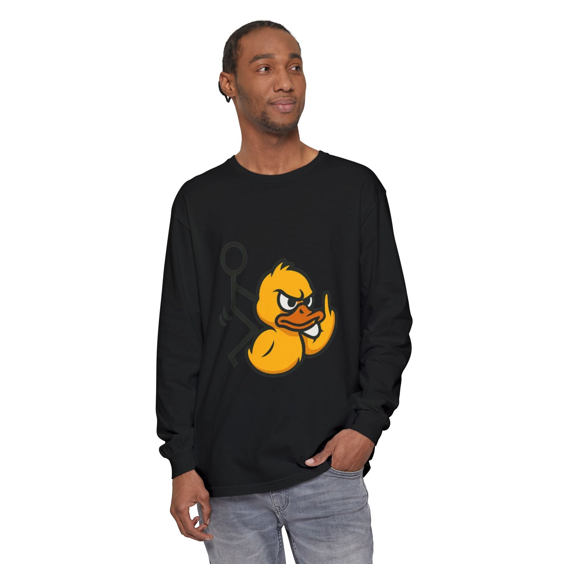 Unisex Garment-dyed Long Sleeve T-Shirt