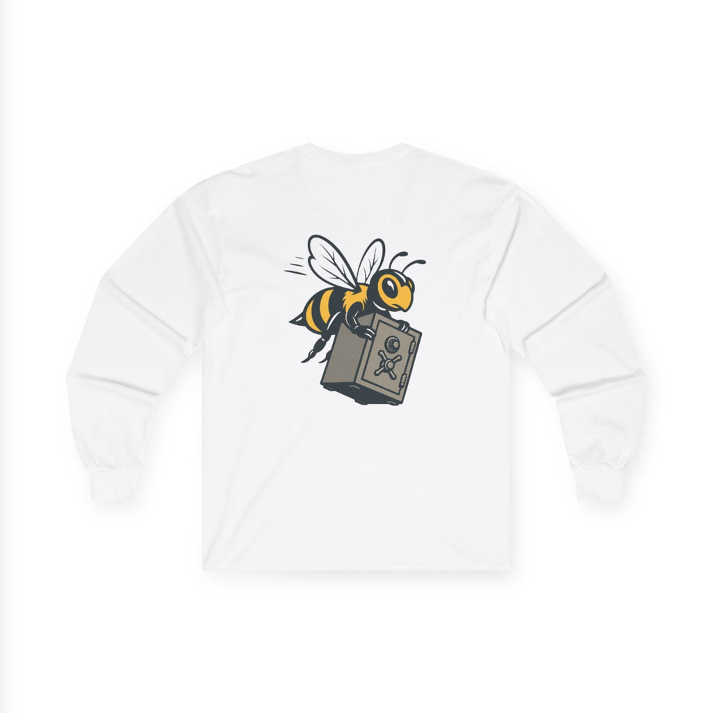 Bee-Themed Unisex Long Sleeve Tee, Cute Bee Shirt, Gift for Bee Lovers, Nature T-Shirt, Spring Fashion